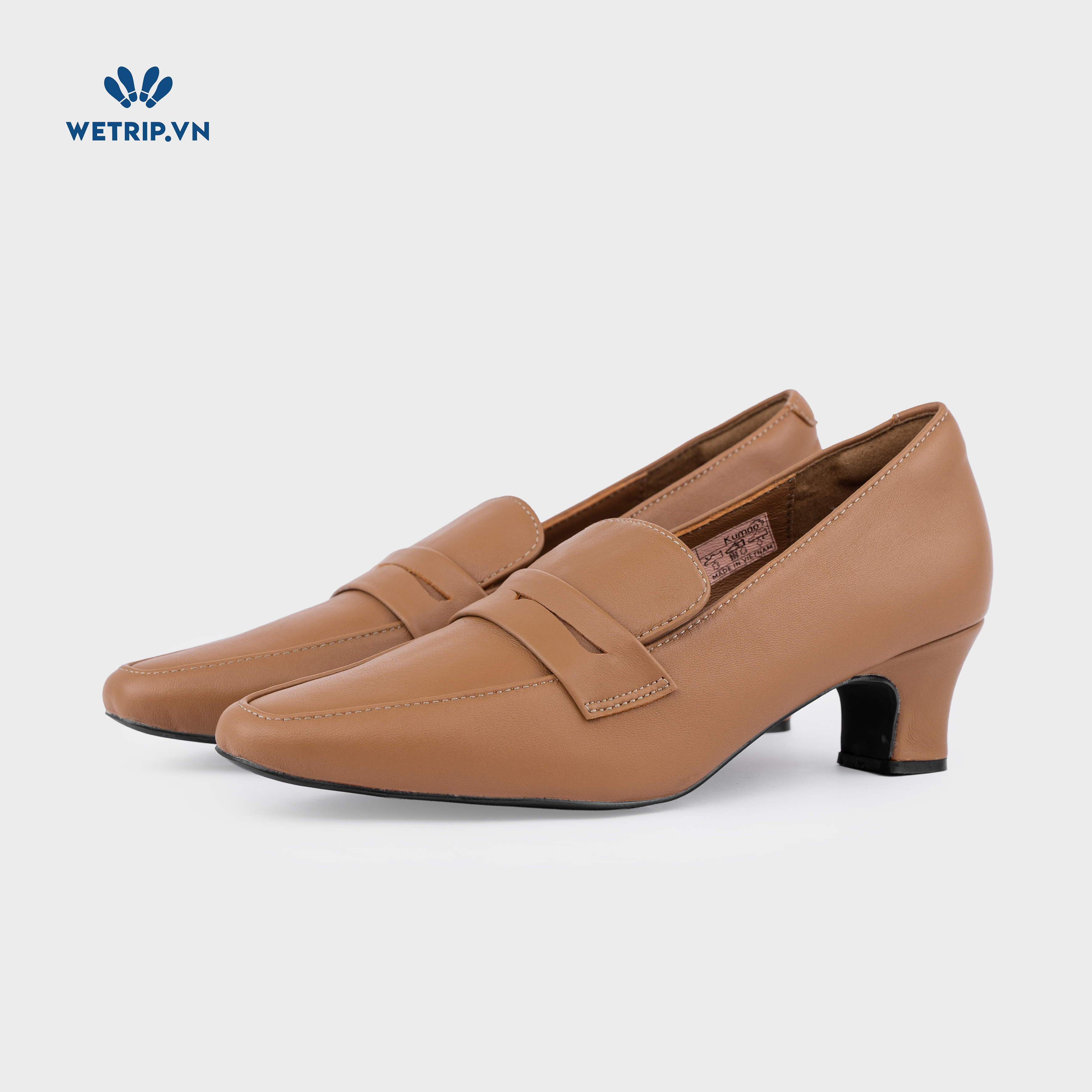 Giày Cao Gót KUMOO SENA HEELS (Nâu) Mã GCG-KUMO-024-B