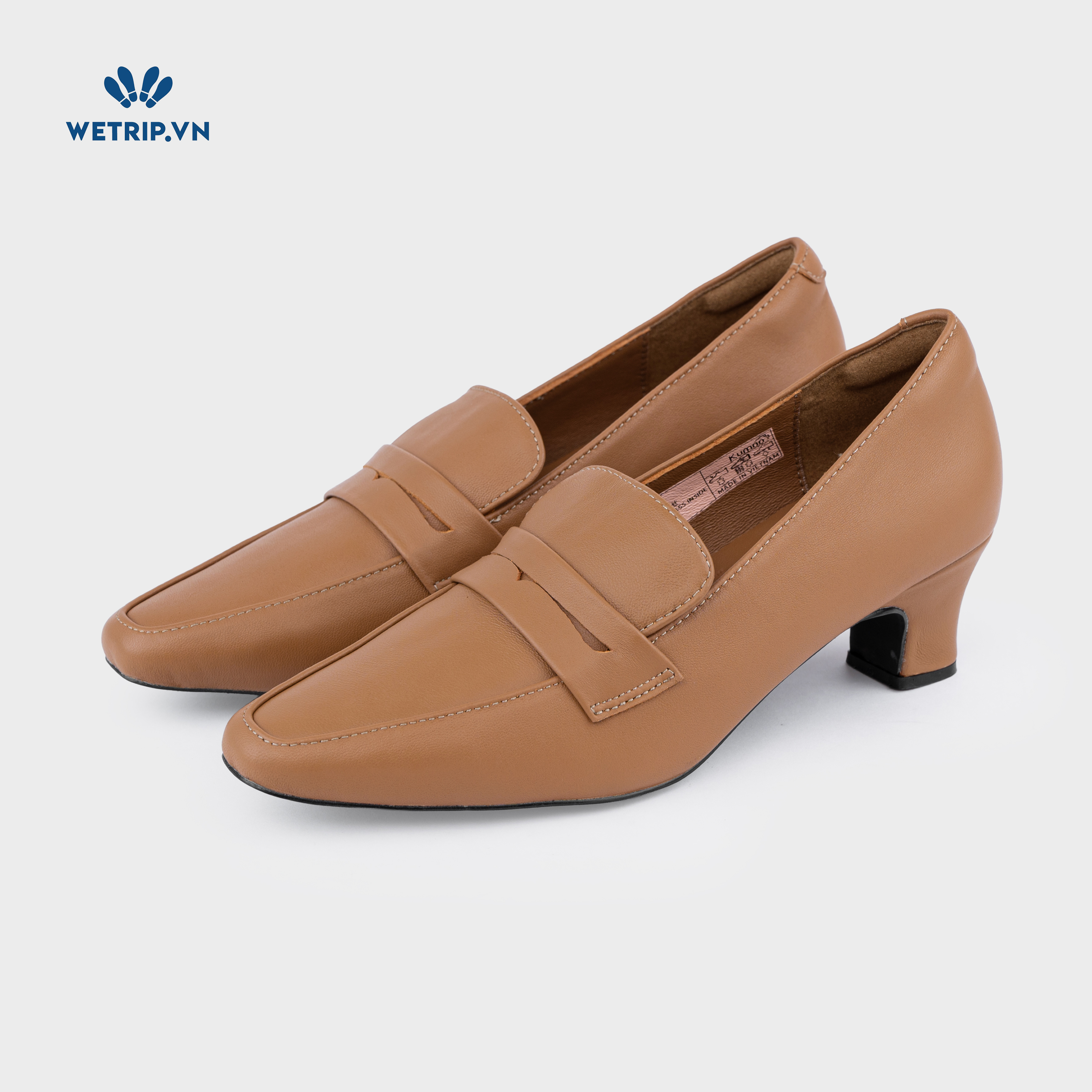 Giày Cao Gót KUMOO SENA HEELS (Nâu) Mã GCG-KUMO-024-B
