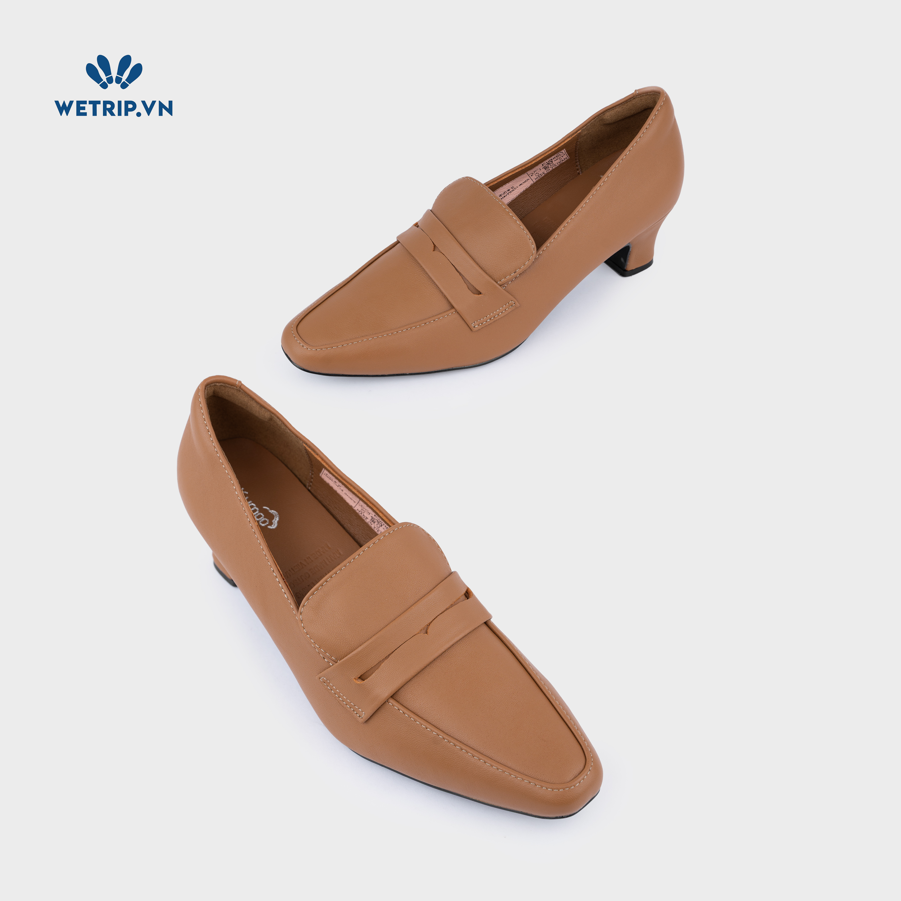 Giày Cao Gót KUMOO SENA HEELS (Nâu) Mã GCG-KUMO-024-B