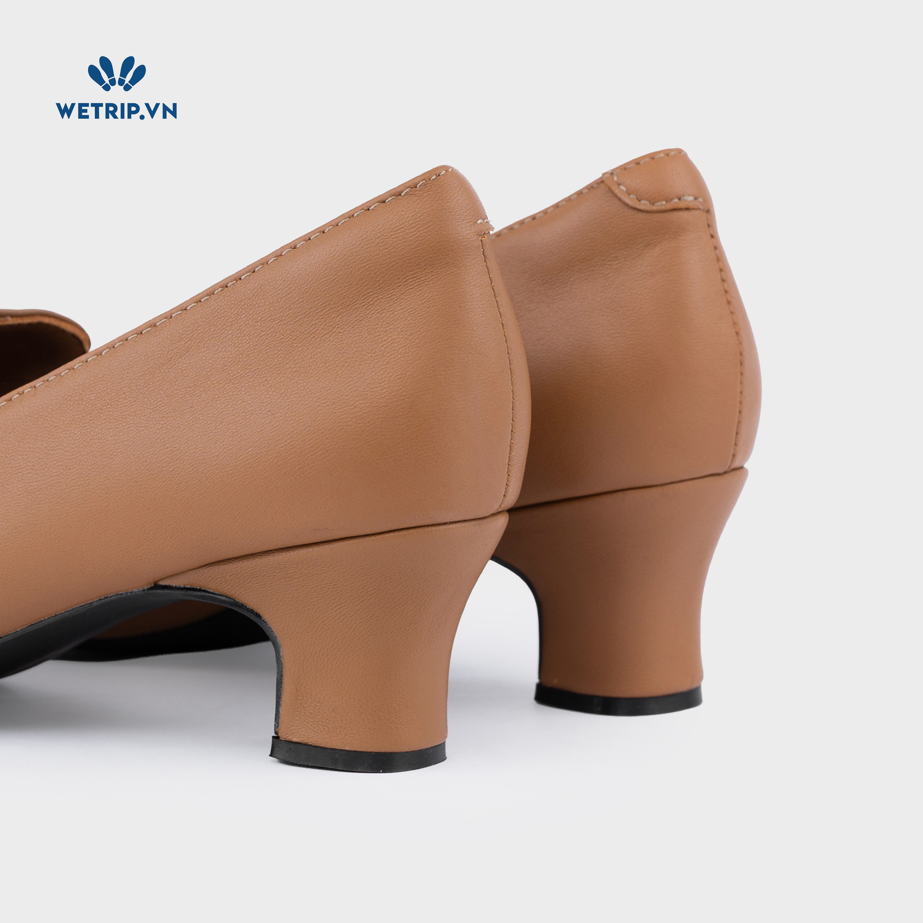 Giày Cao Gót KUMOO SENA HEELS (Nâu) Mã GCG-KUMO-024-B