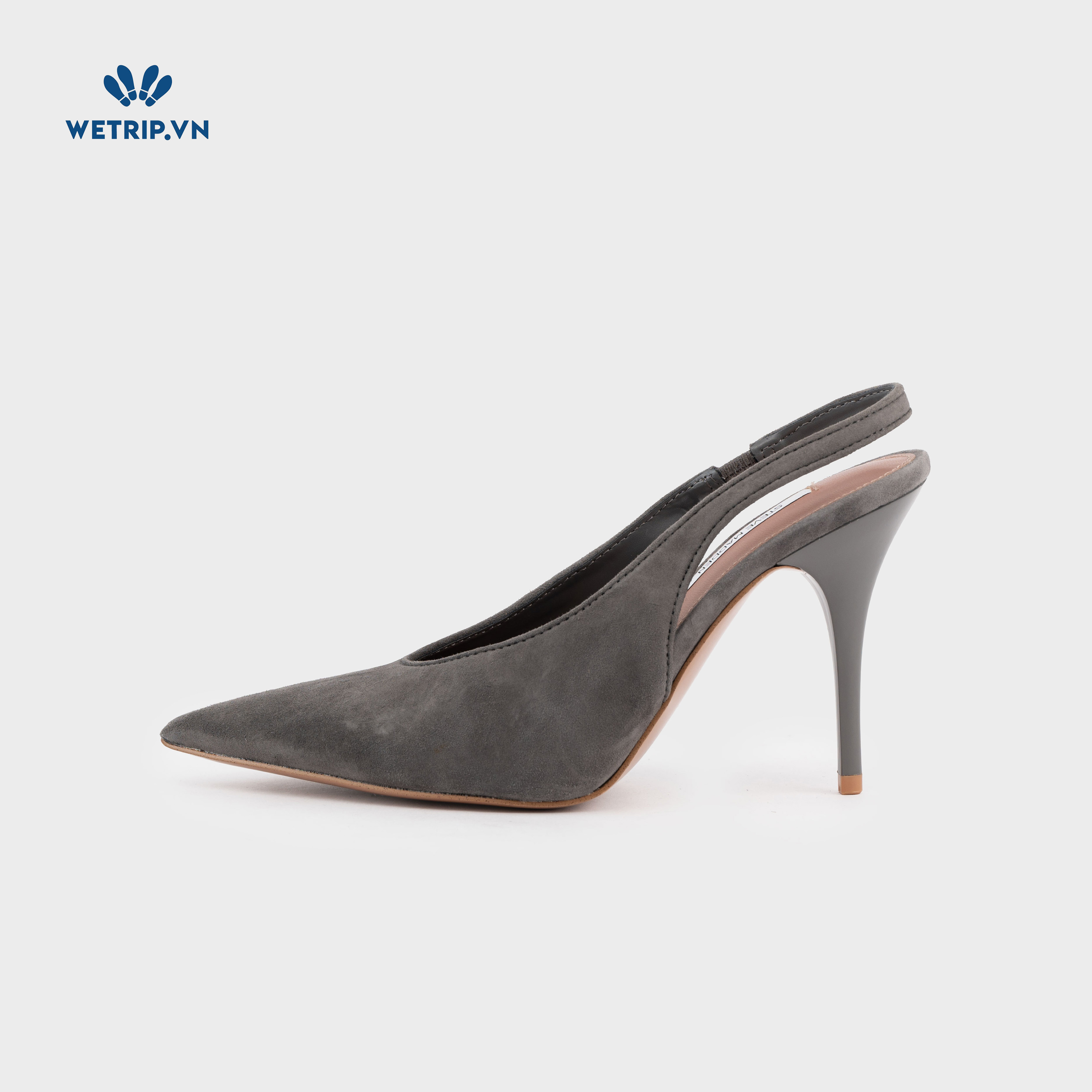 Giày Cao Gót Steve Madden (xám da lộn) Mã GCG-SMD-005-A