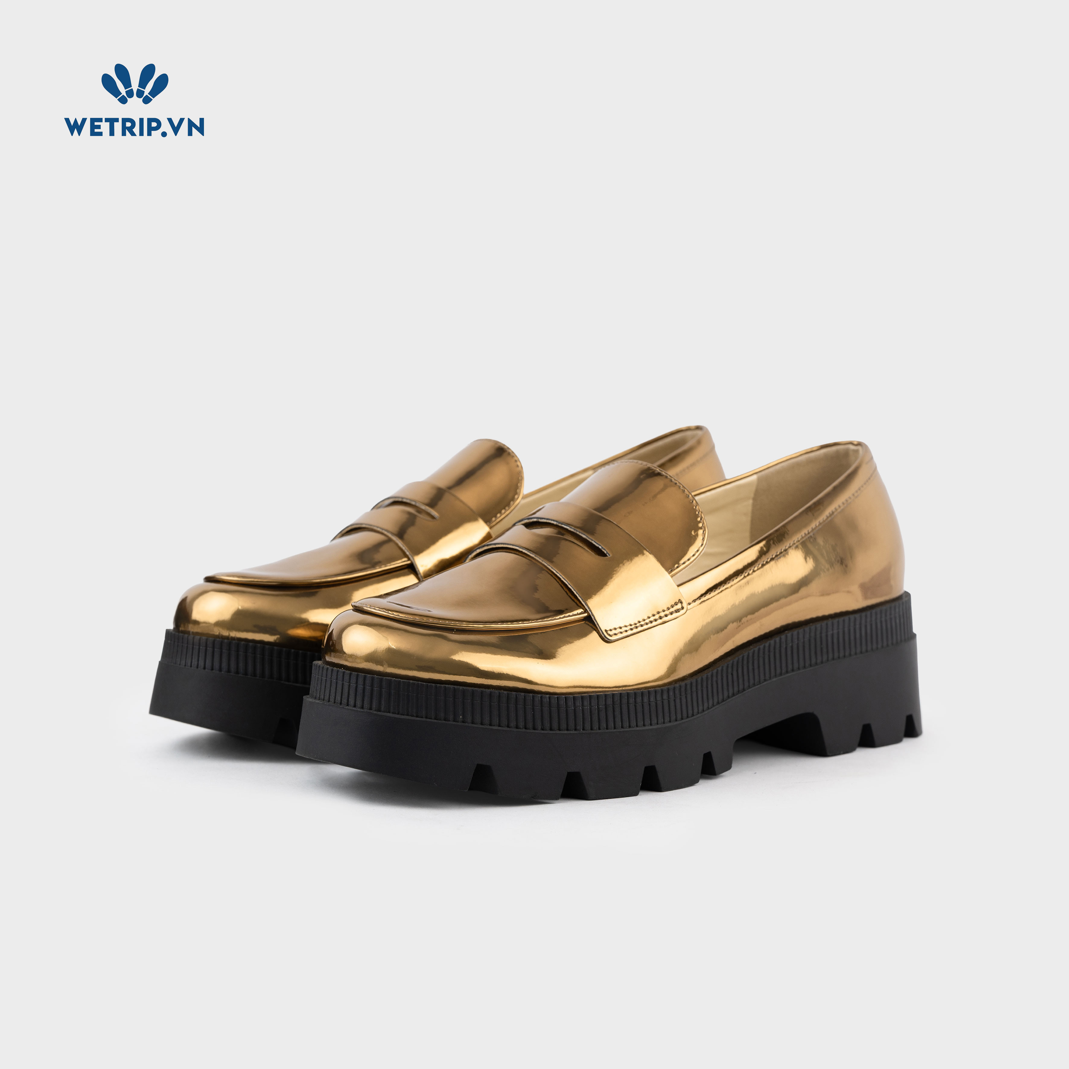 Giày lười Jessica Simpson (da vàng đồng, bóng trơn) Mã GL-JES-001-C