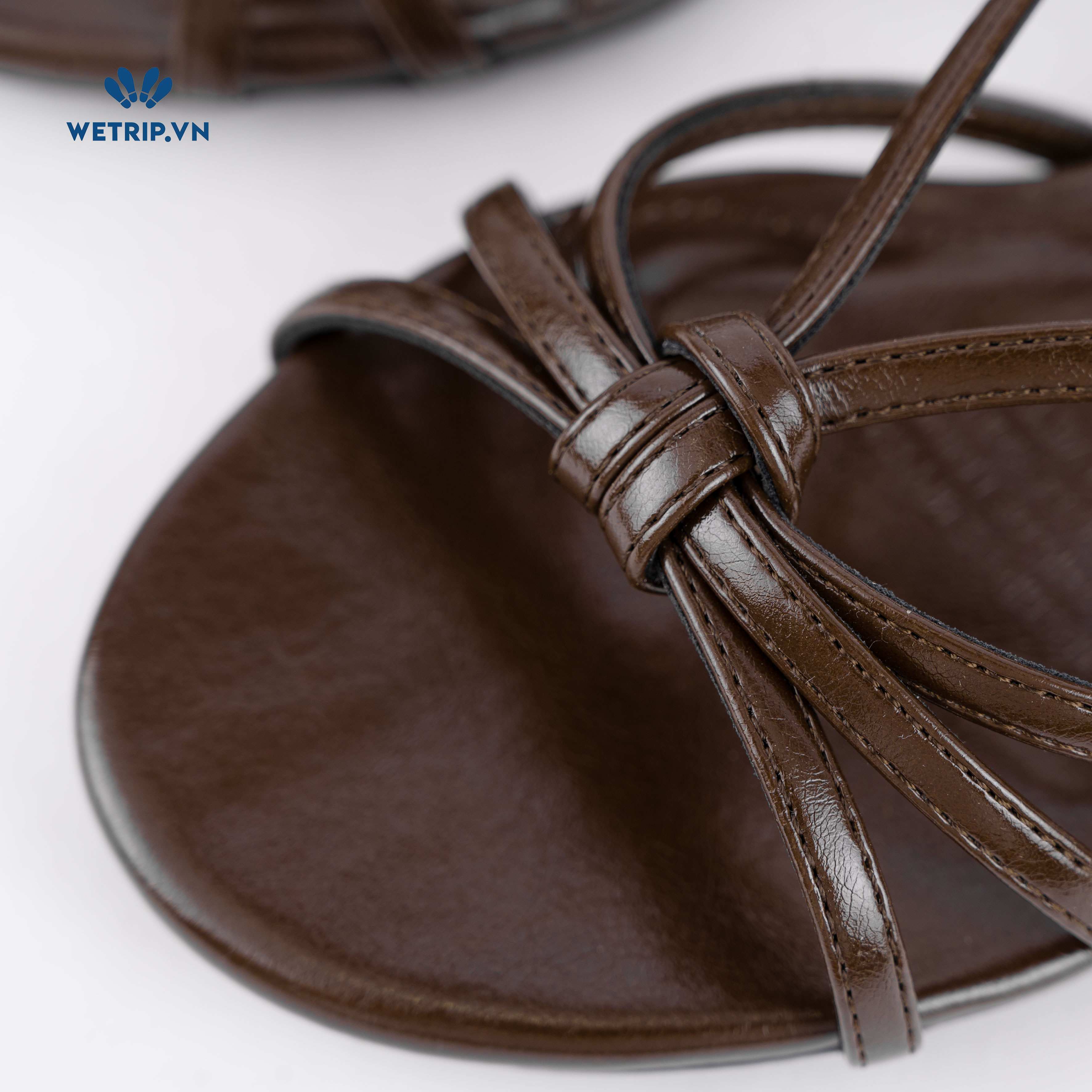 Latte Shoeszy - sandal cao gót (6cm) màu nâu