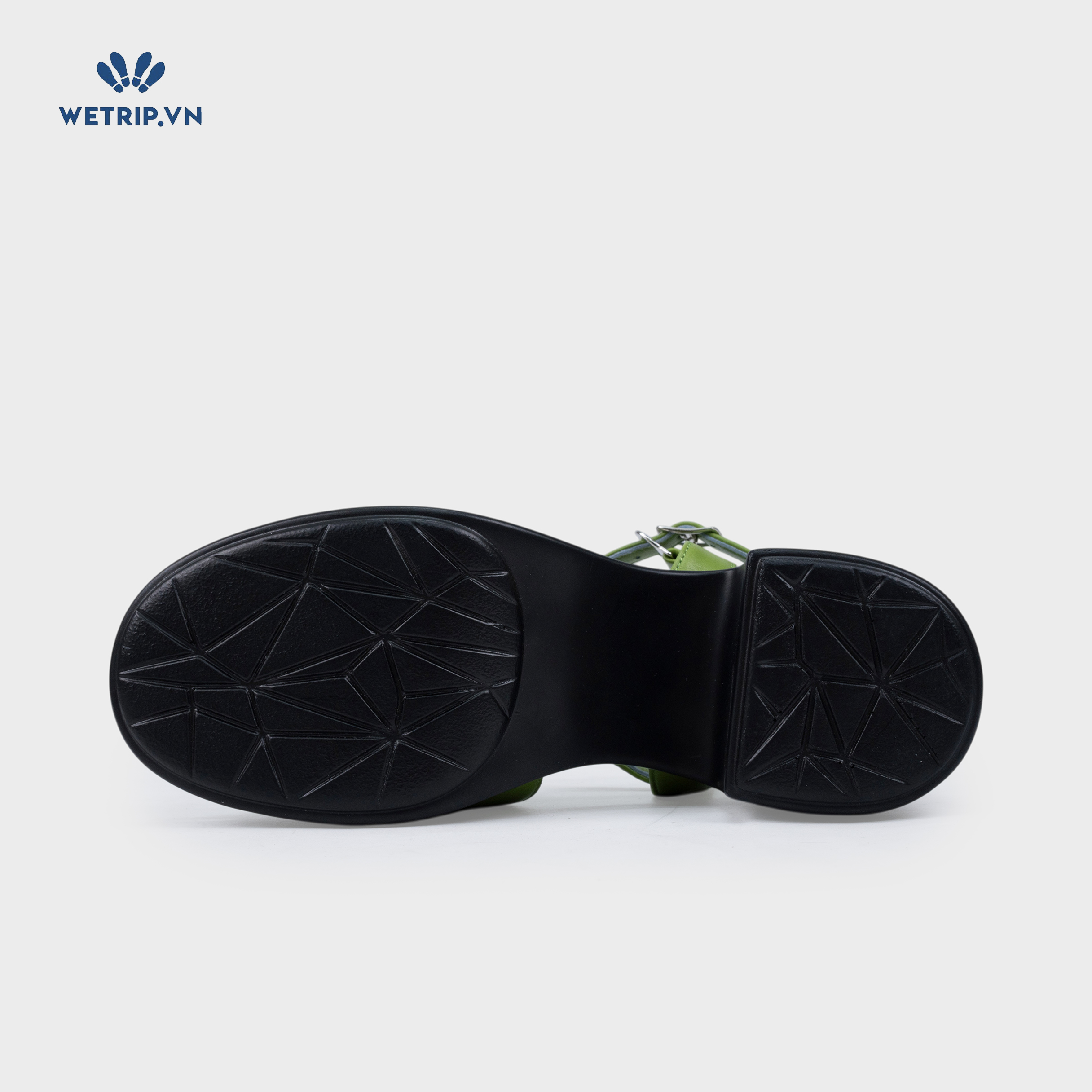 Sandal Cao Gót KUMOO ANISA Fisherman Sandal (Xanh Matcha - Vàng Nhạt) Mã SDCG-KUMO-010-D1