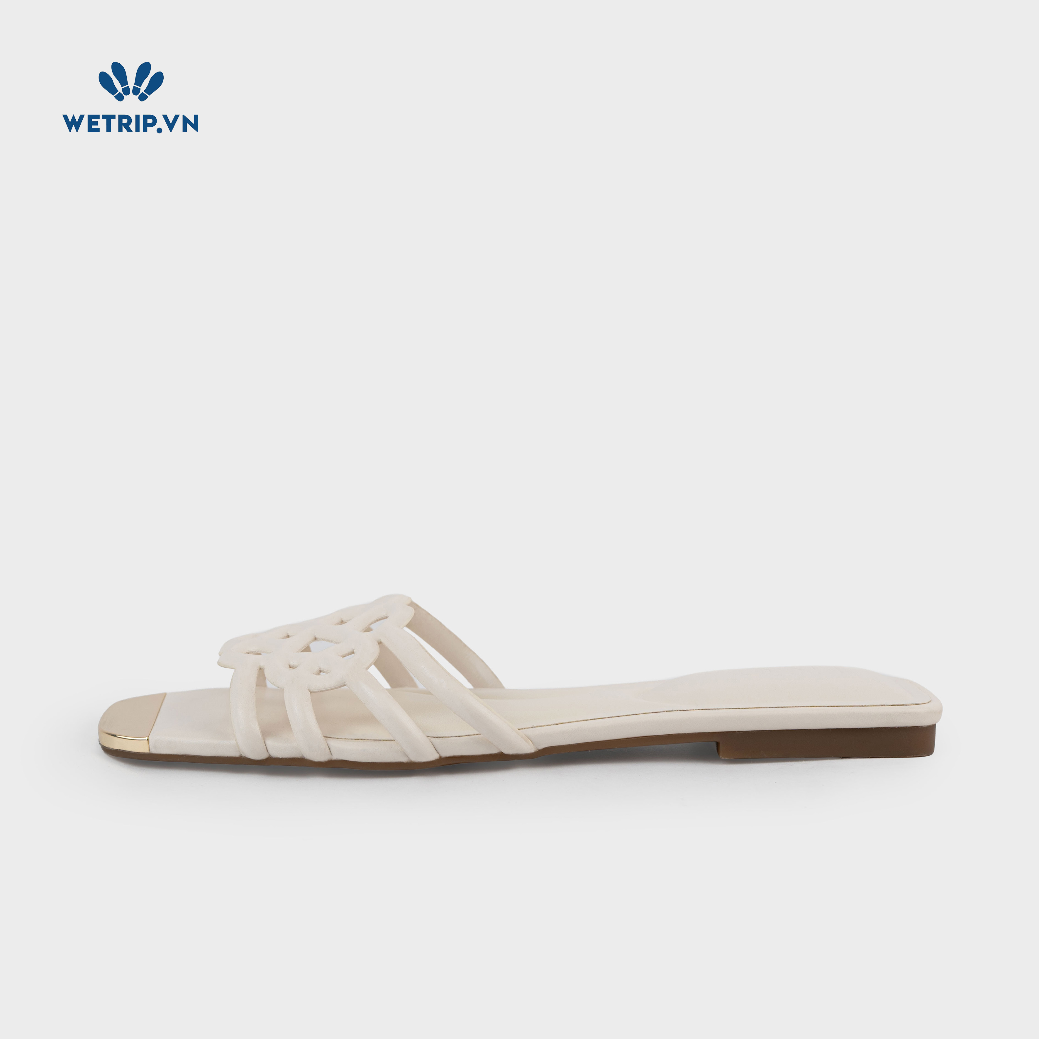 Sandal I.N.C (da, trắng) Mã SD-INC-004-B