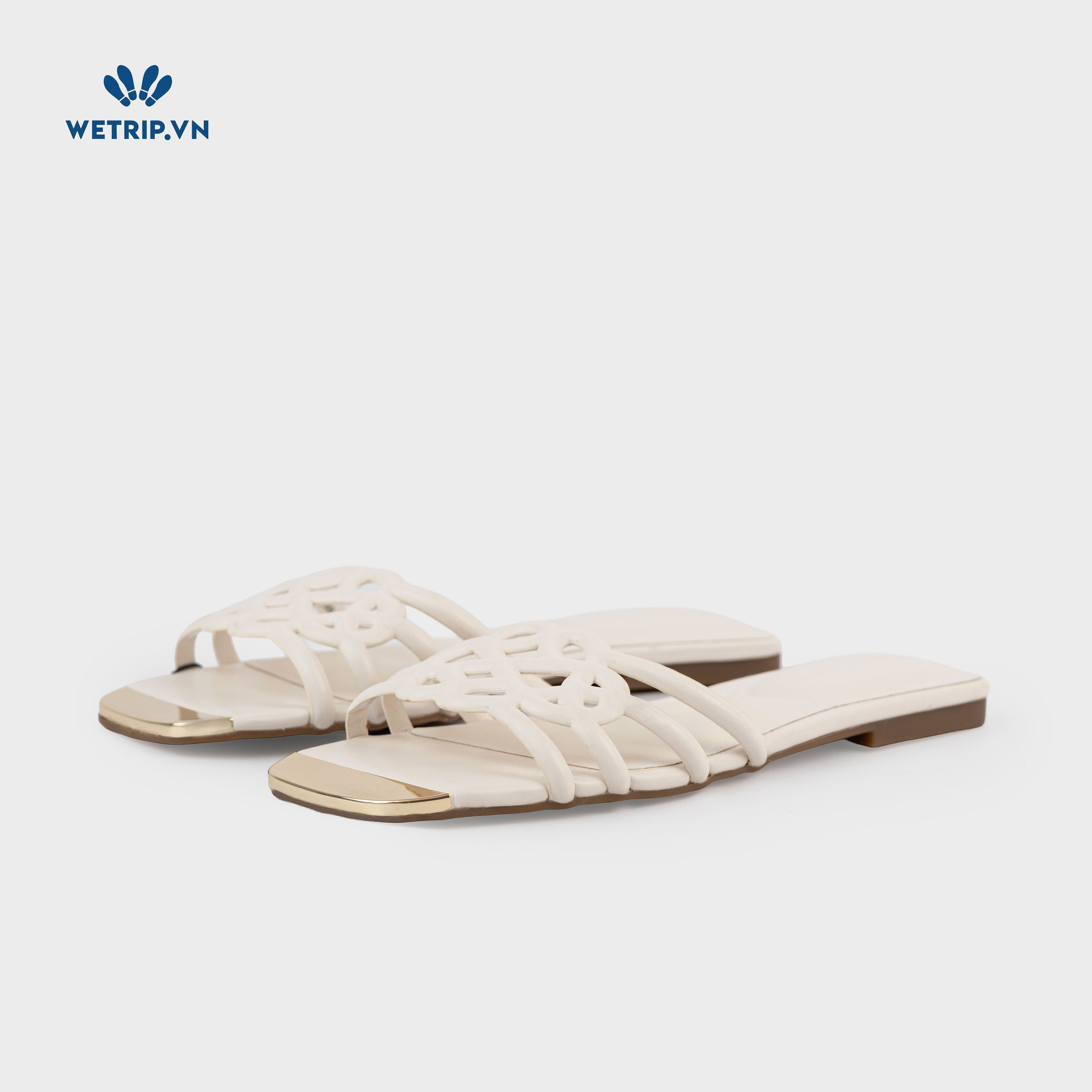 Sandal I.N.C (da, trắng) Mã SD-INC-004-B