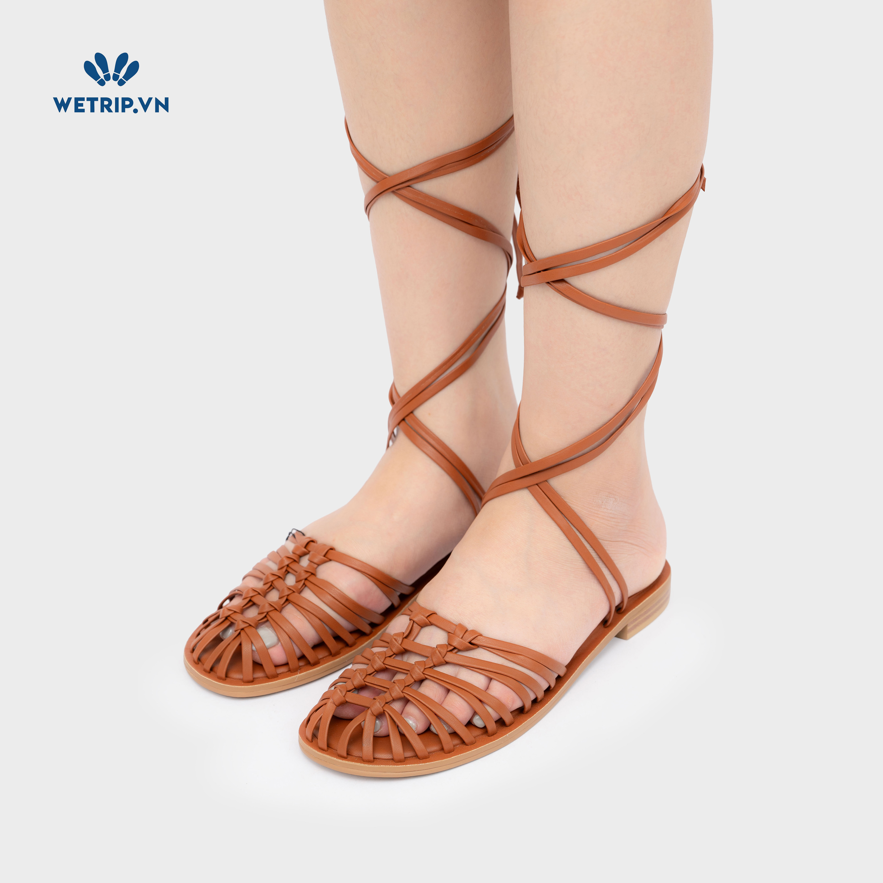 Sandal Loft (dây đan rọ, nâu) Mã SD-LOFT-005-B