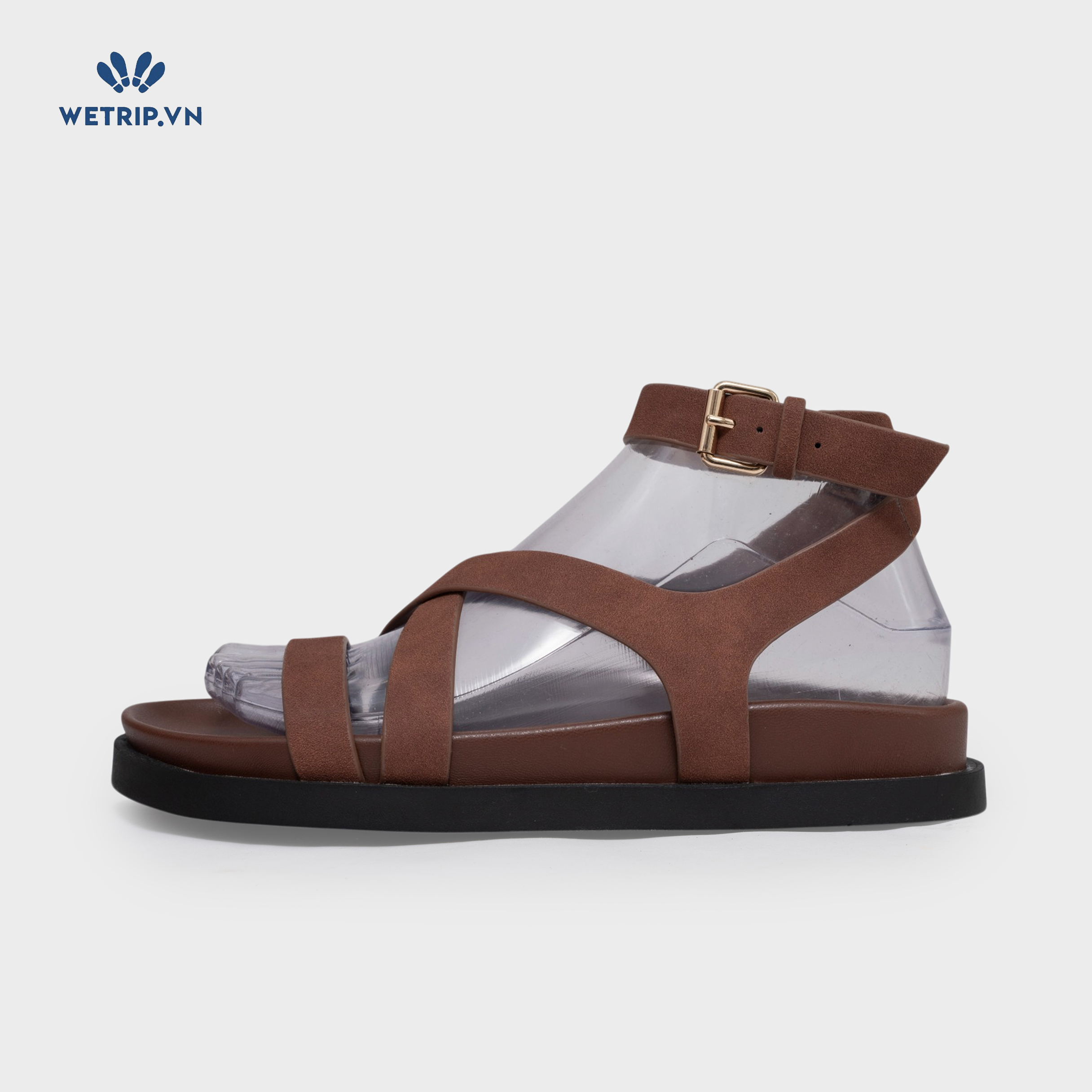 Sandal Loft (nâu đế đen) Mã SD-LOFT-004-A