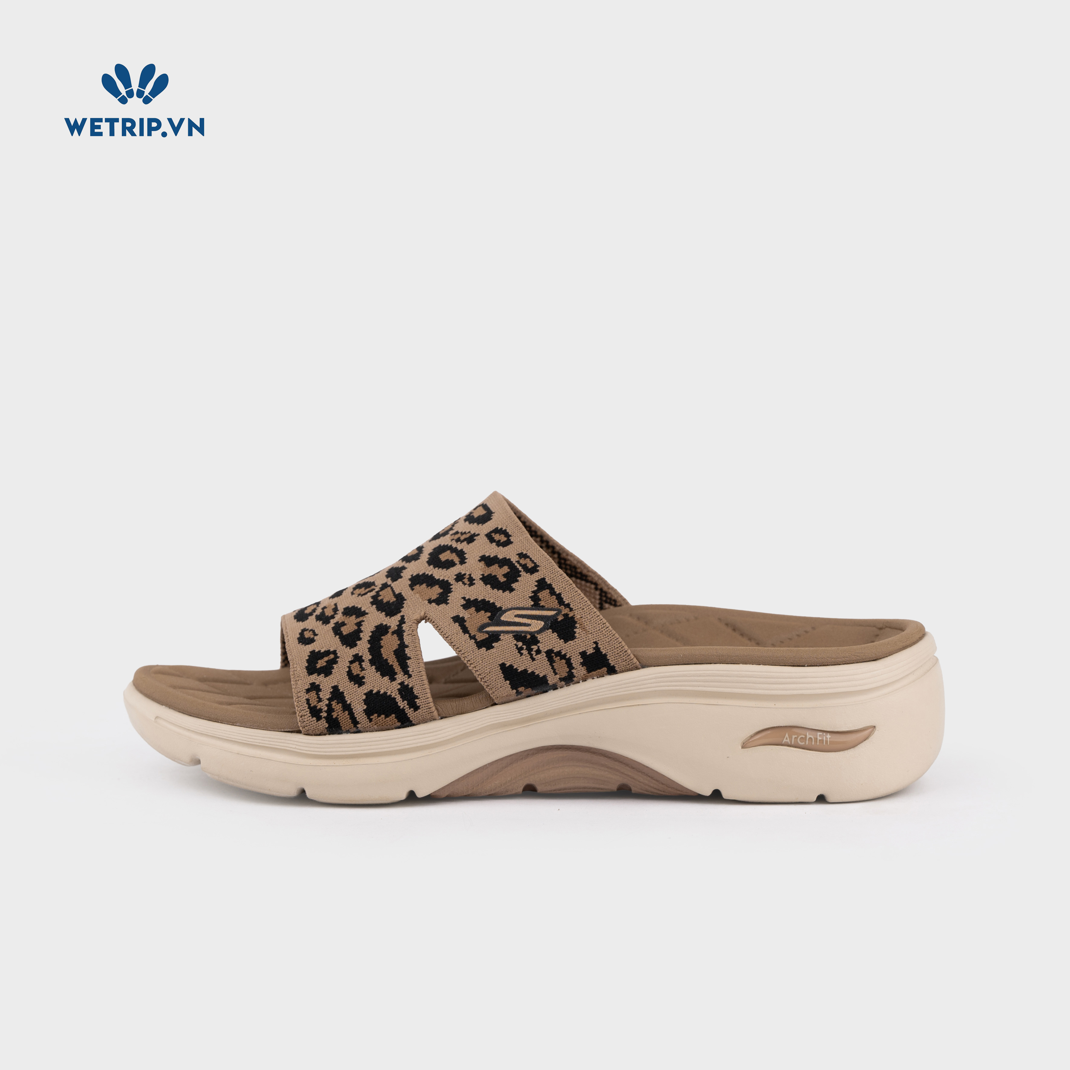 Sandal We_SKE (quai chun họa tiết béo, đế trắng) Mã SD-SKE-016-A