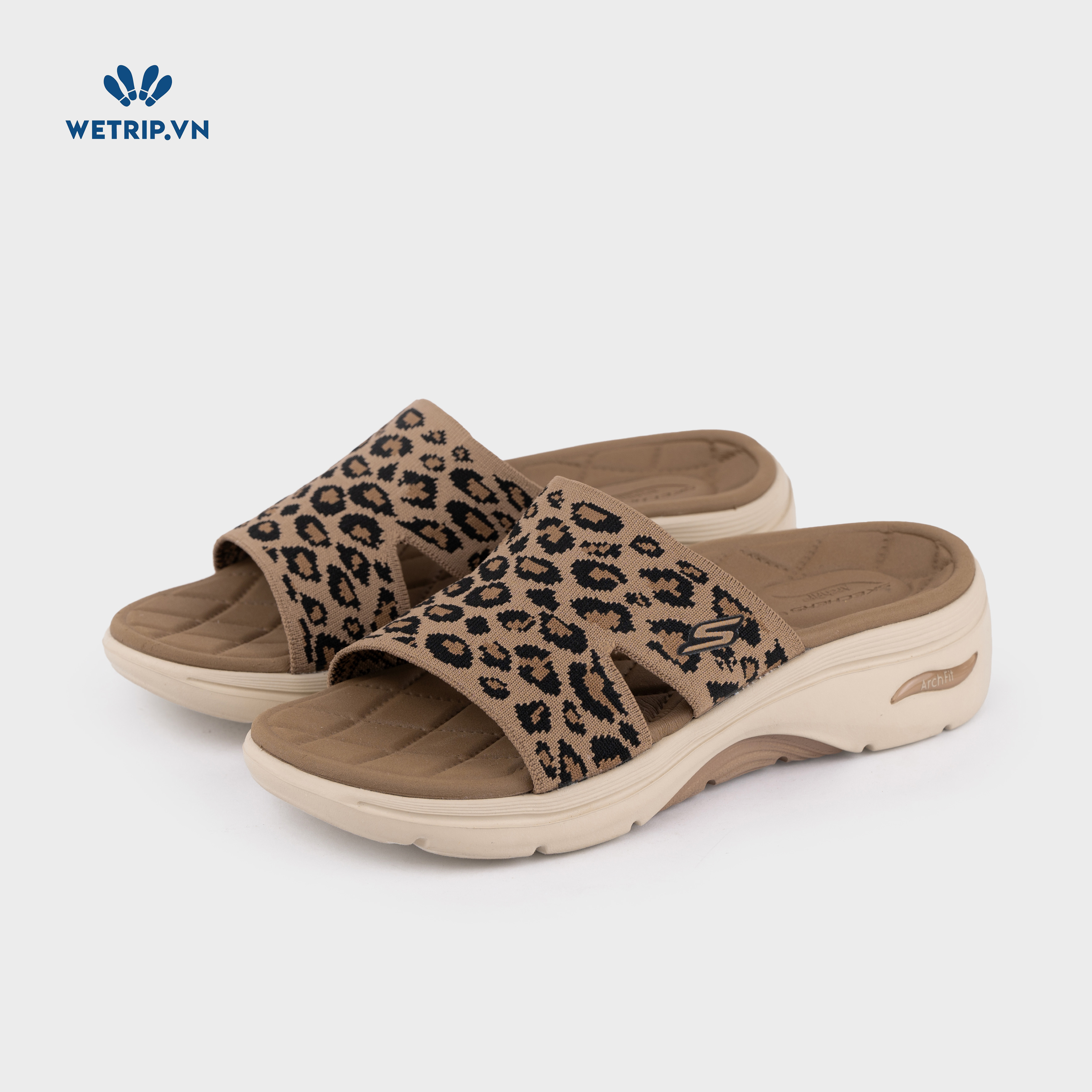 Sandal We_SKE (quai chun họa tiết béo, đế trắng) Mã SD-SKE-016-A