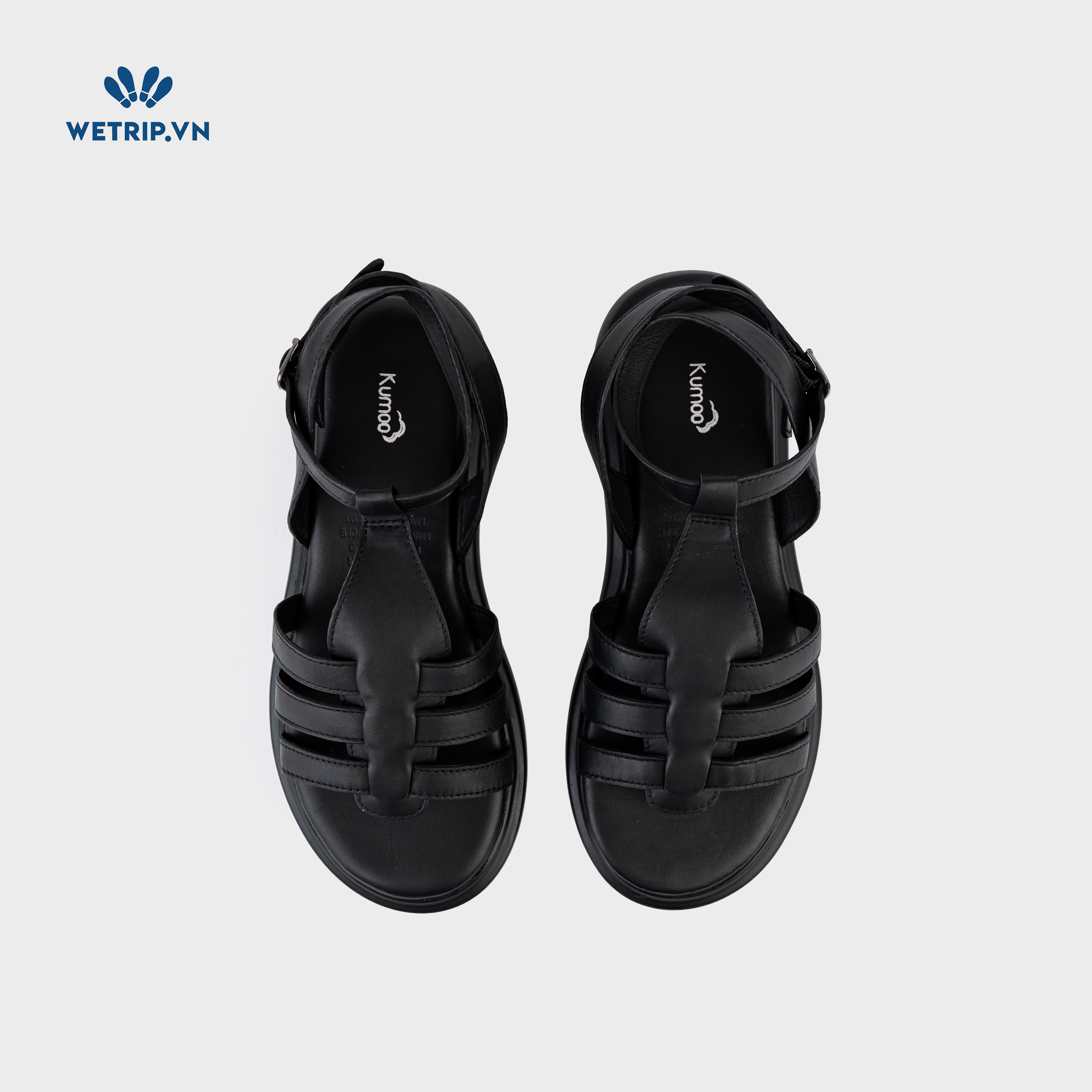 Sandals Kumoo LUFFI (Đen) Mã SD-KUMO-007-A
