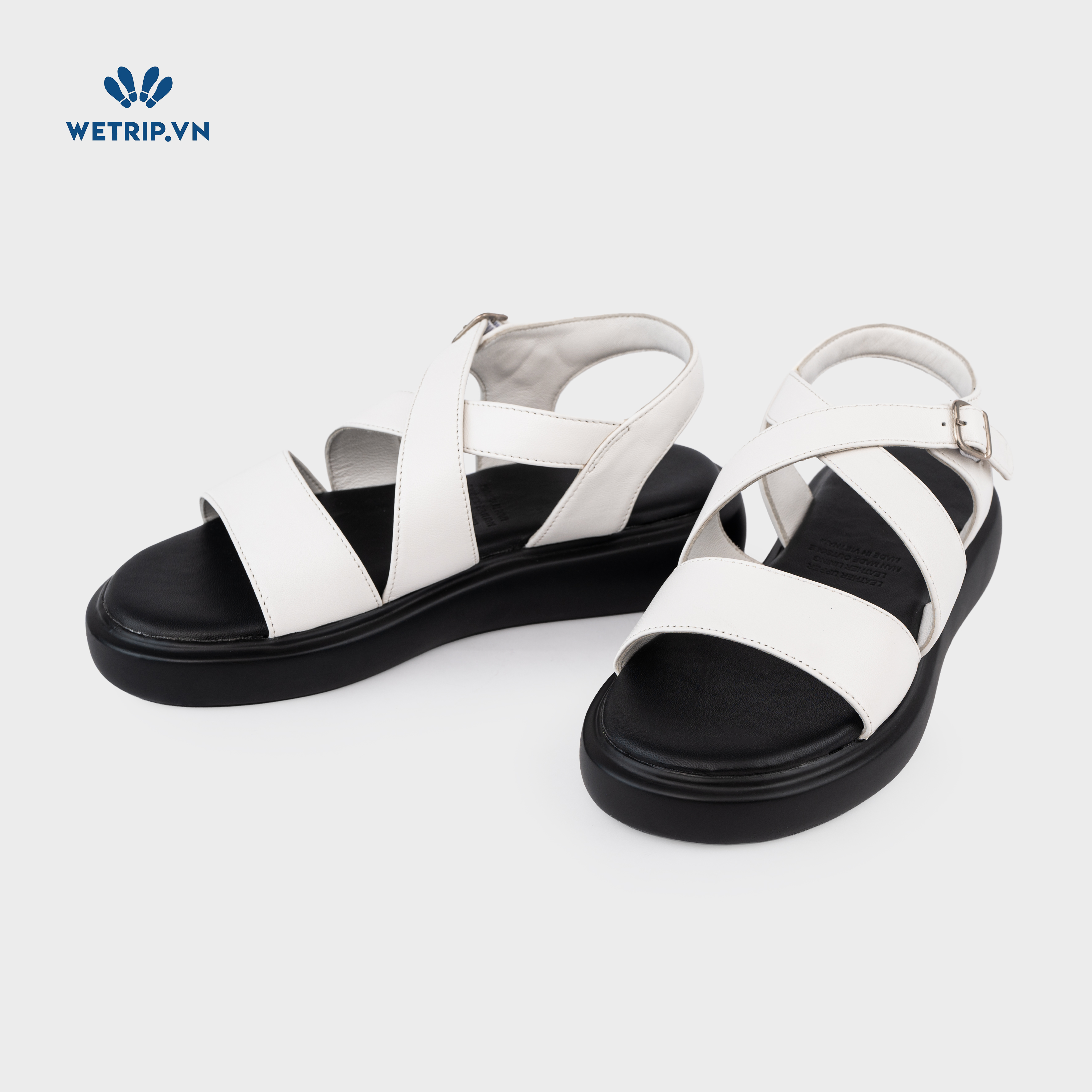 Sandals Kumoo Steven (Trắng) Mã SD-KUMO-008-B