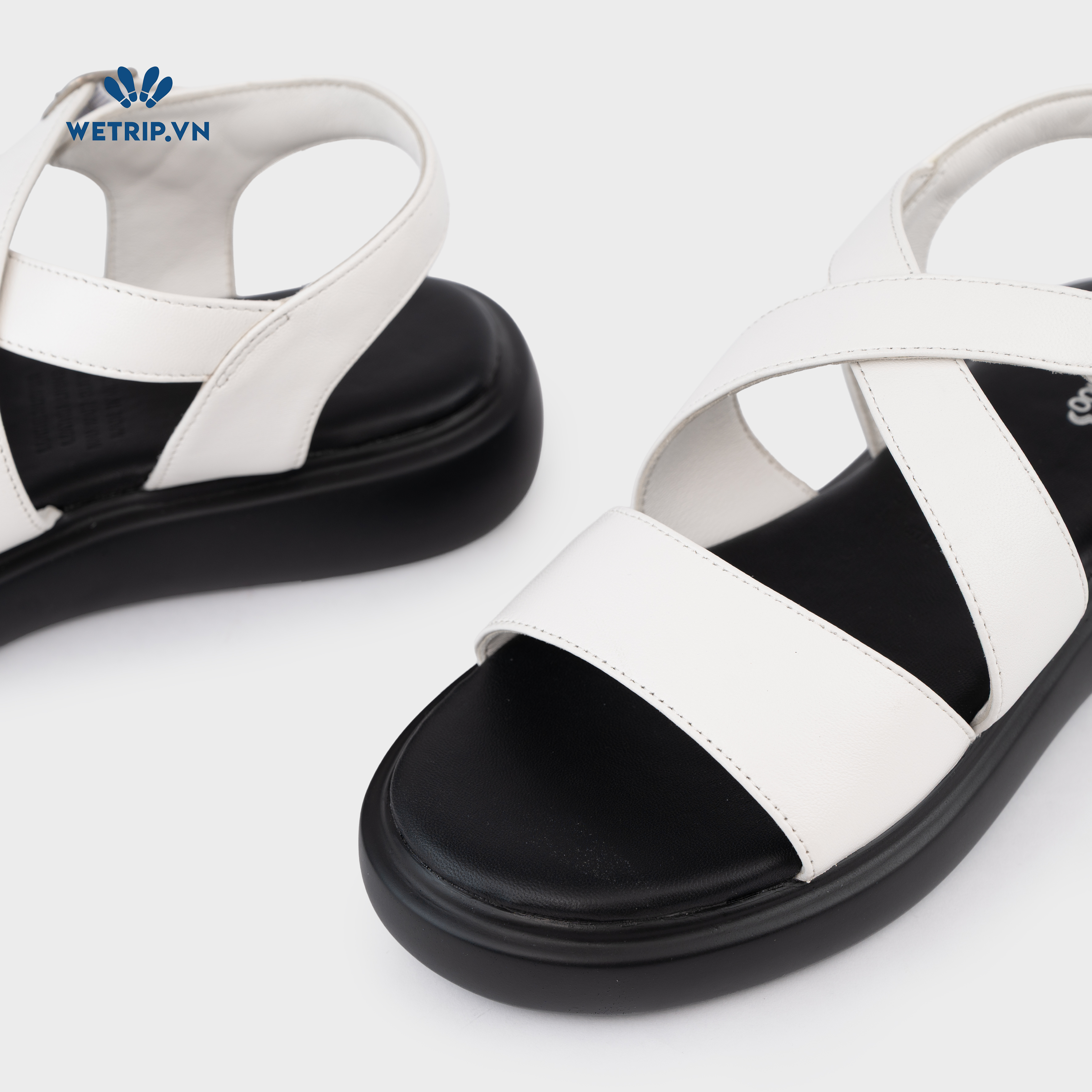 Sandals Kumoo Steven (Trắng) Mã SD-KUMO-008-B