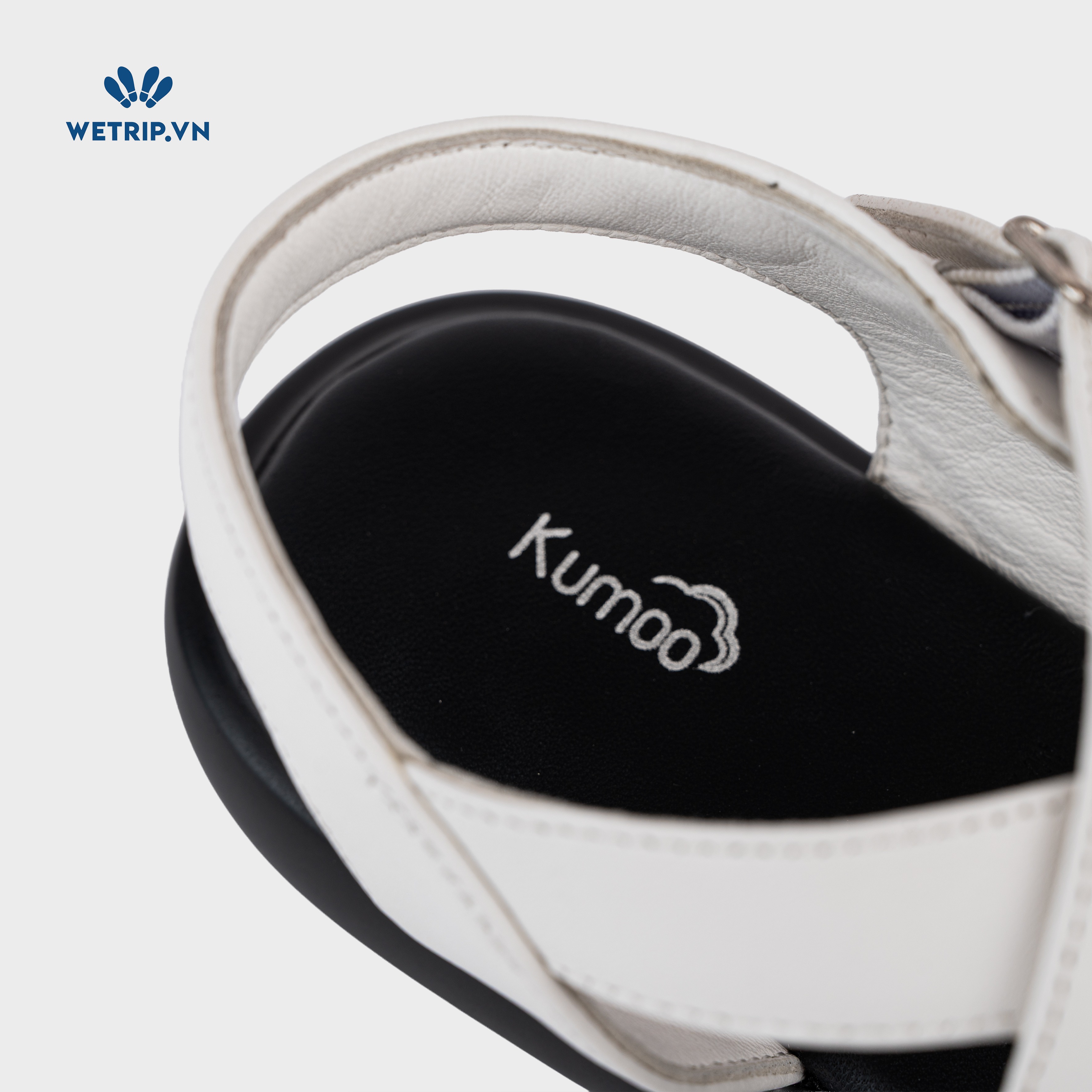 Sandals Kumoo Steven (Trắng) Mã SD-KUMO-008-B
