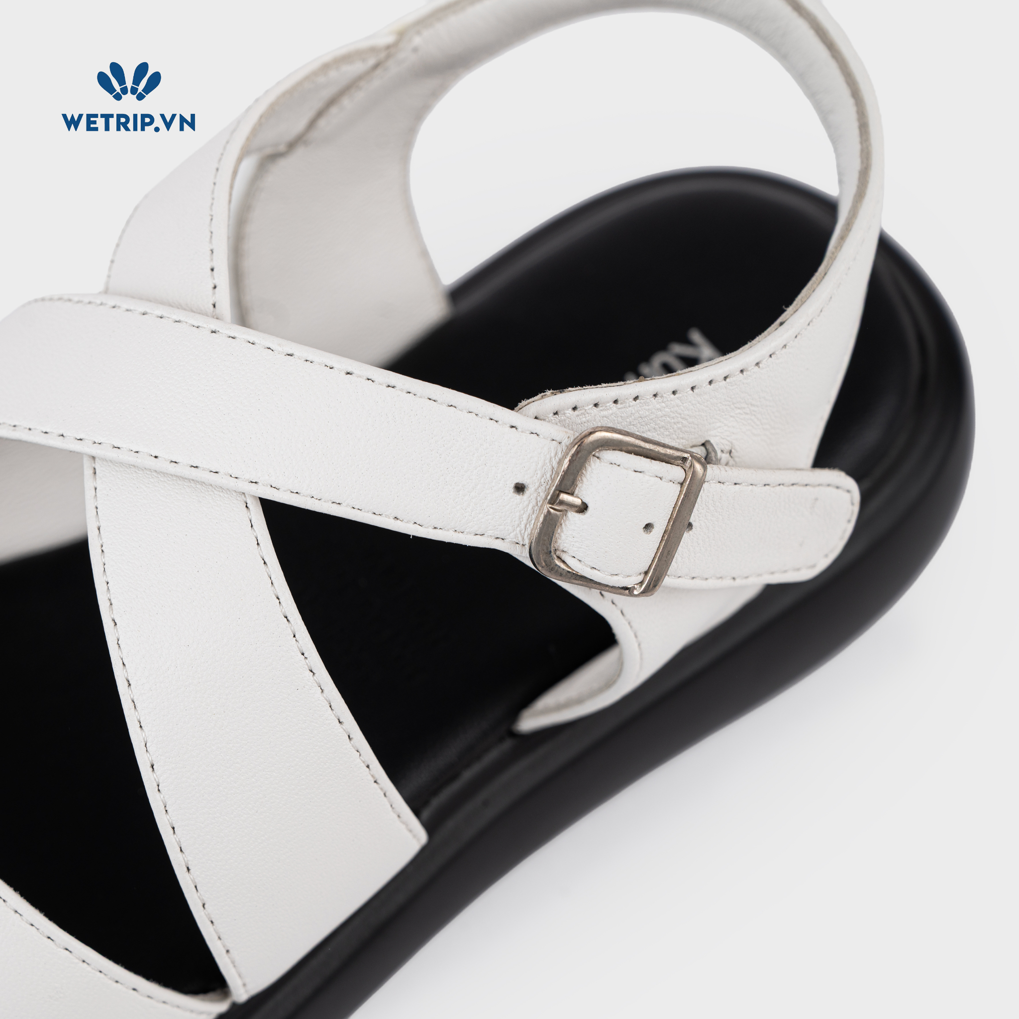 Sandals Kumoo Steven (Trắng) Mã SD-KUMO-008-B