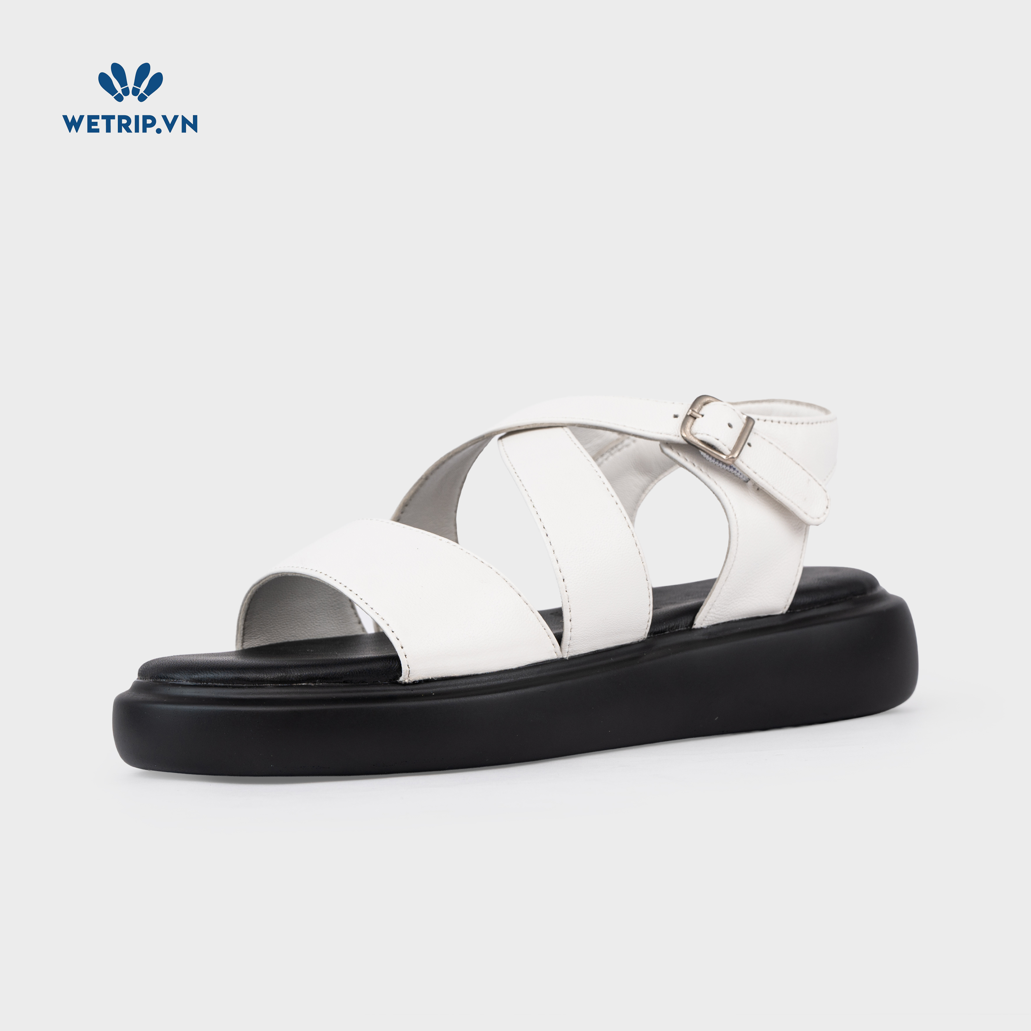Sandals Kumoo Steven (Trắng) Mã SD-KUMO-008-B