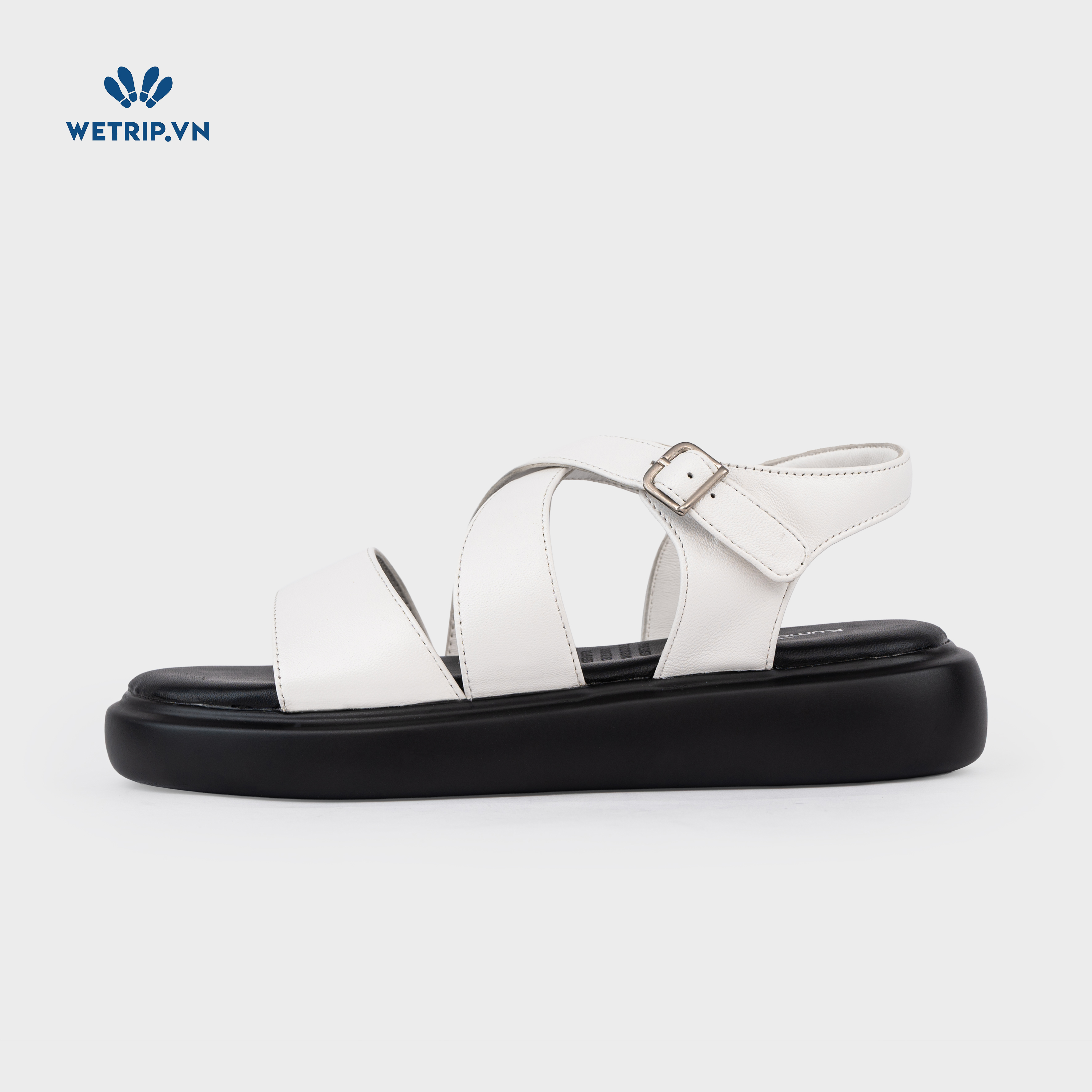 Sandals Kumoo Steven (Trắng) Mã SD-KUMO-008-B
