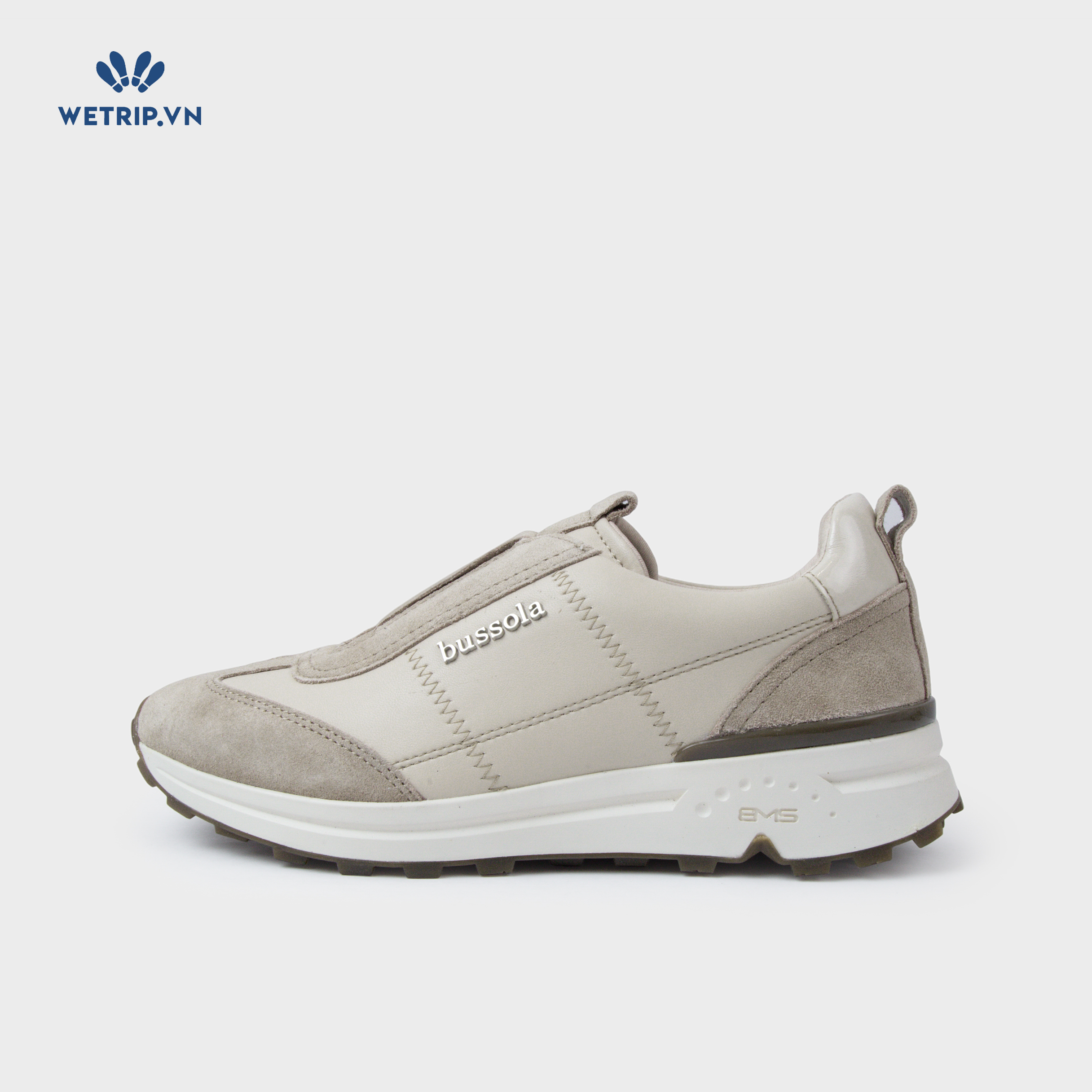 Slip-On Bussola (Kem pha nâu) Mã SLO-BSL-036-B