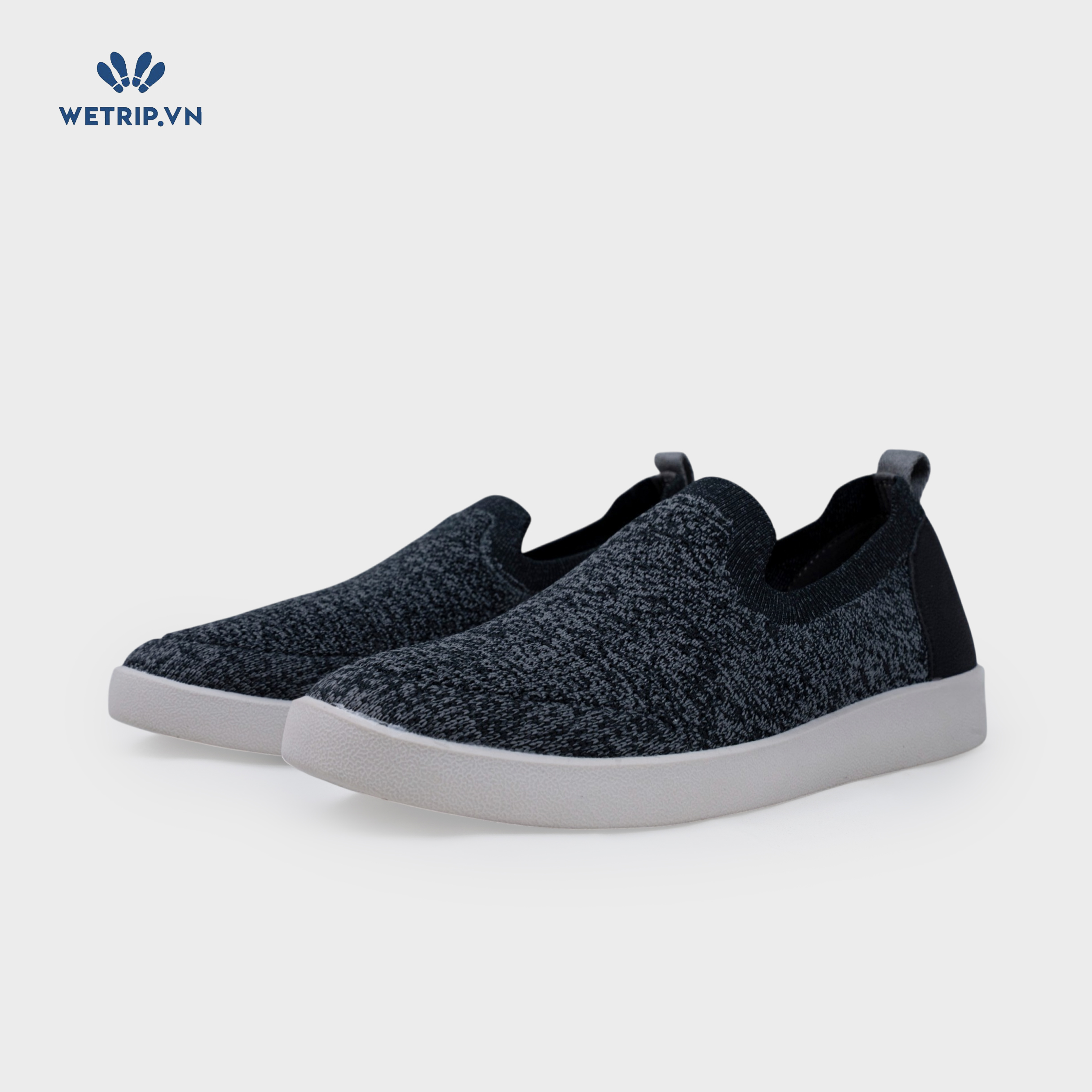 Slip-On Vionic (Vải, ghi xám) Mã SLO-VINIC-005-B