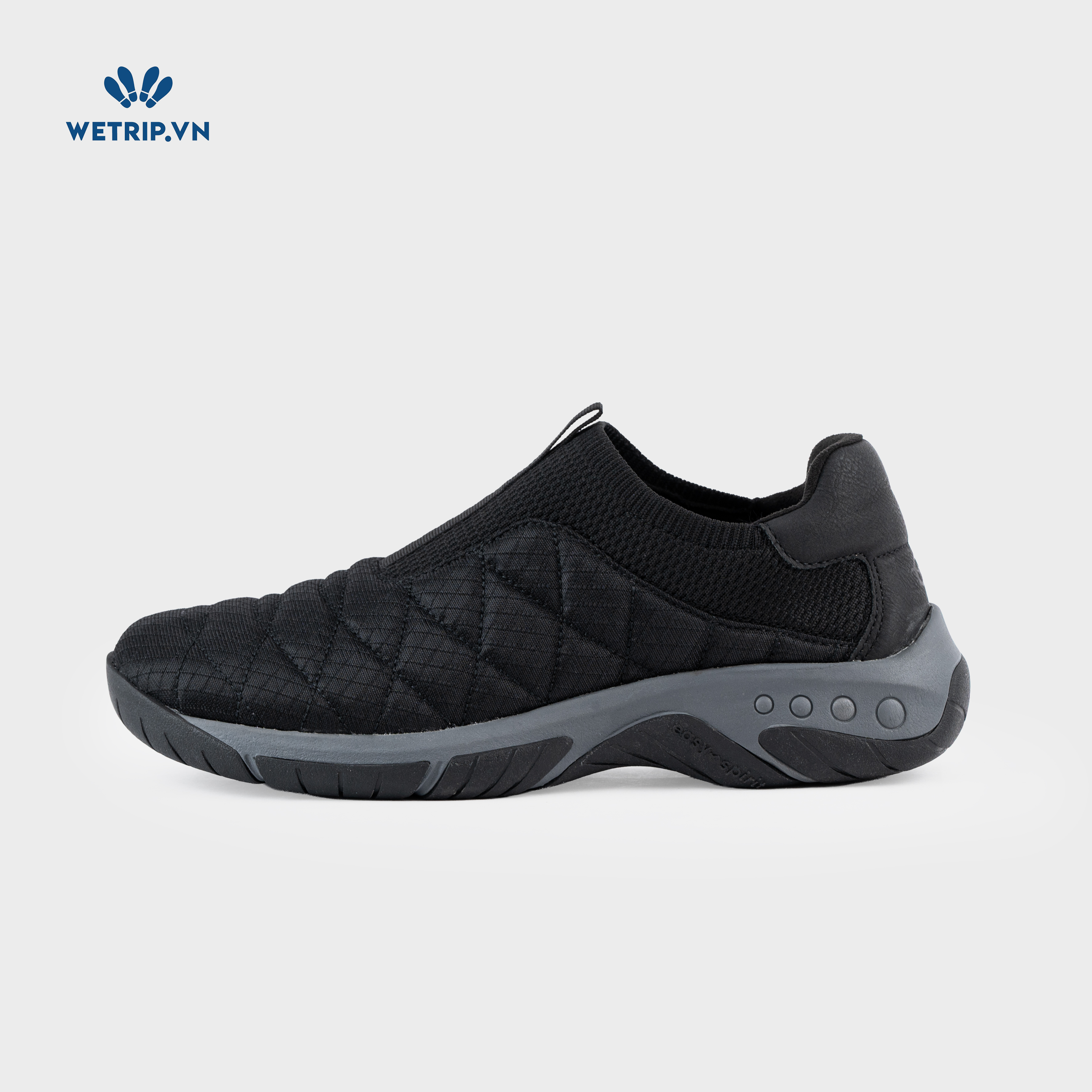 Slip-on Easy Spirit (Đen đế xám) Mã SLO-EAS-005-A