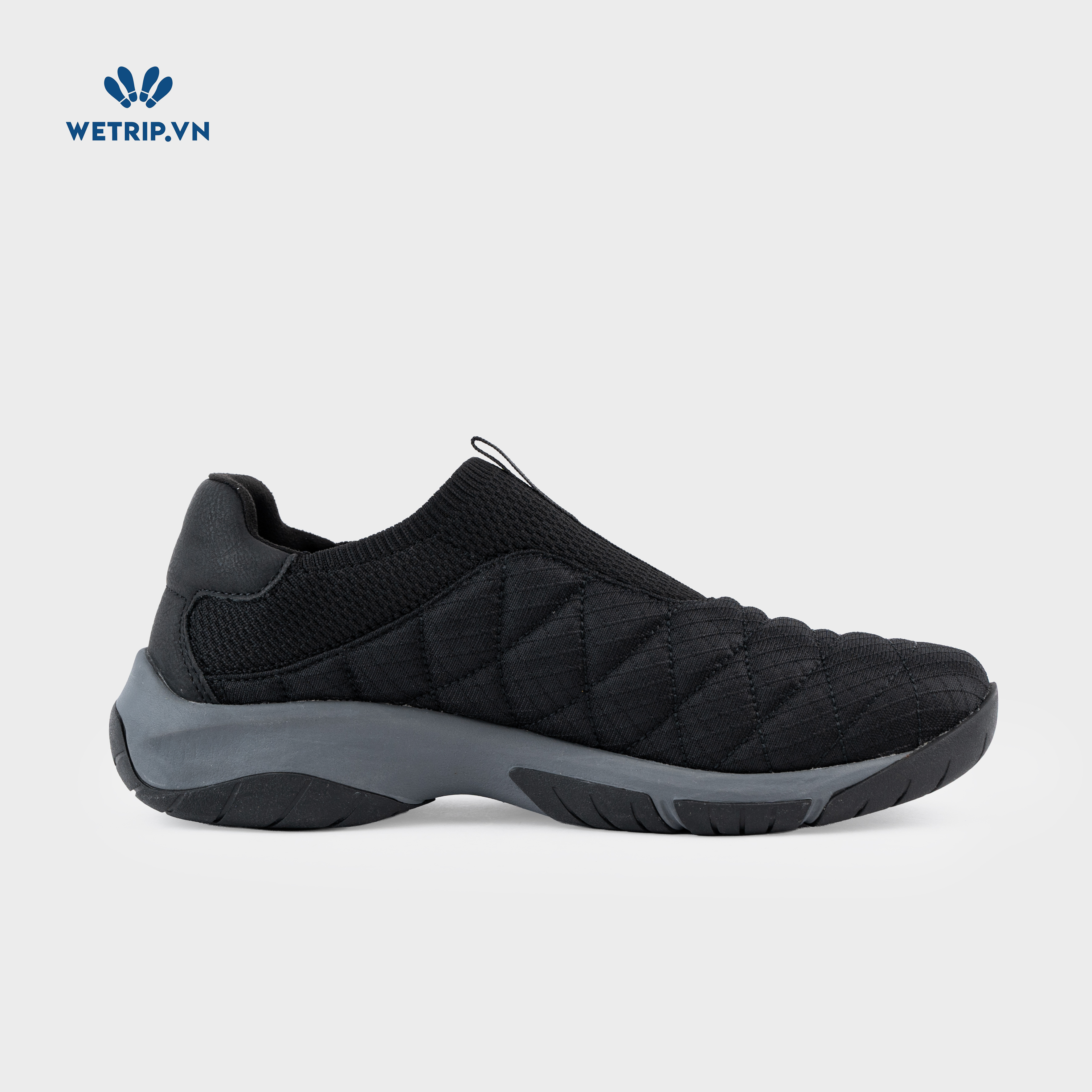 Slip-on Easy Spirit (Đen đế xám) Mã SLO-EAS-005-A