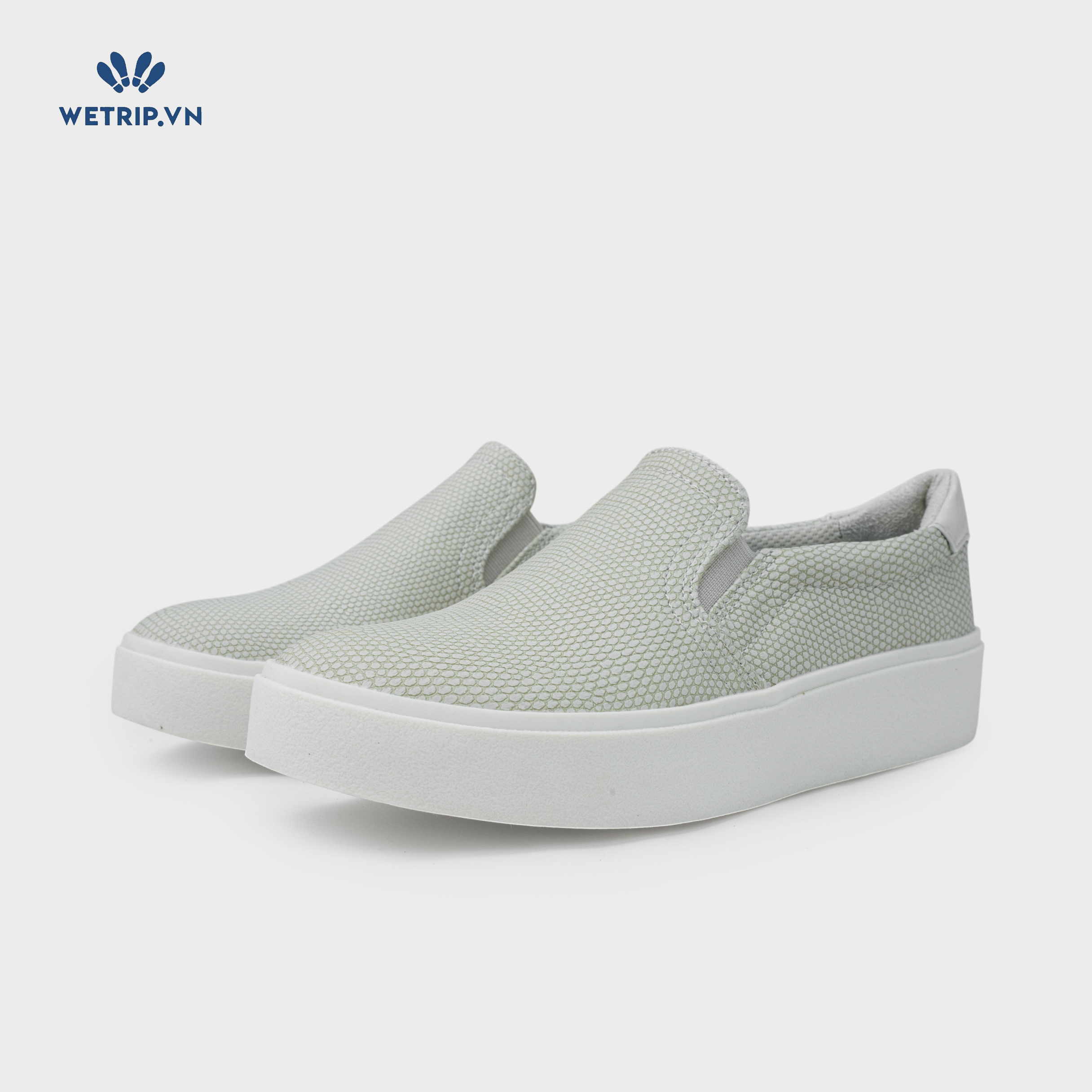Slipon Dr.Sholl's (Da rắn, xanh nhạt) Mã SLO-DRS-012-F