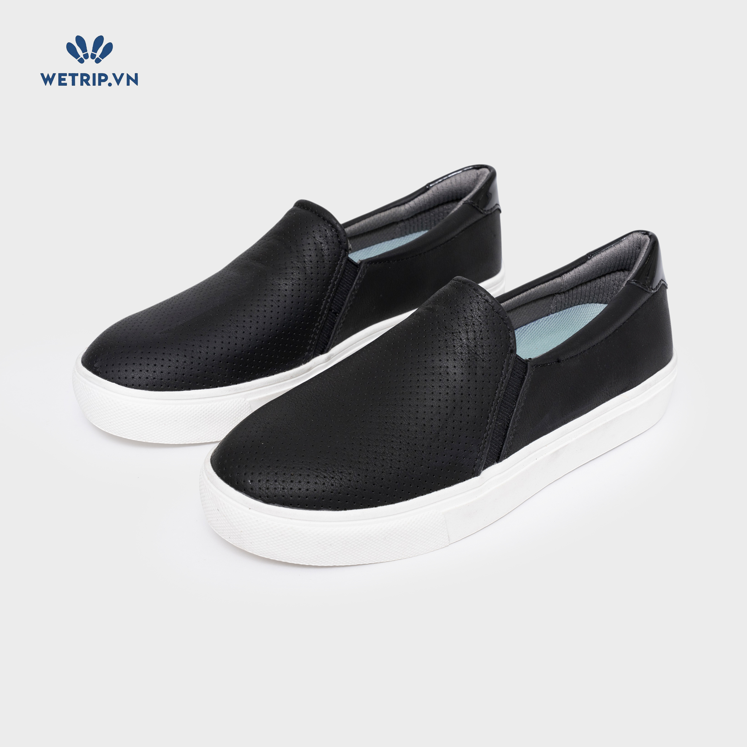 Slipon Dr.Sholl's (Đen đế trắng) Mã SLO-DRS-013-N