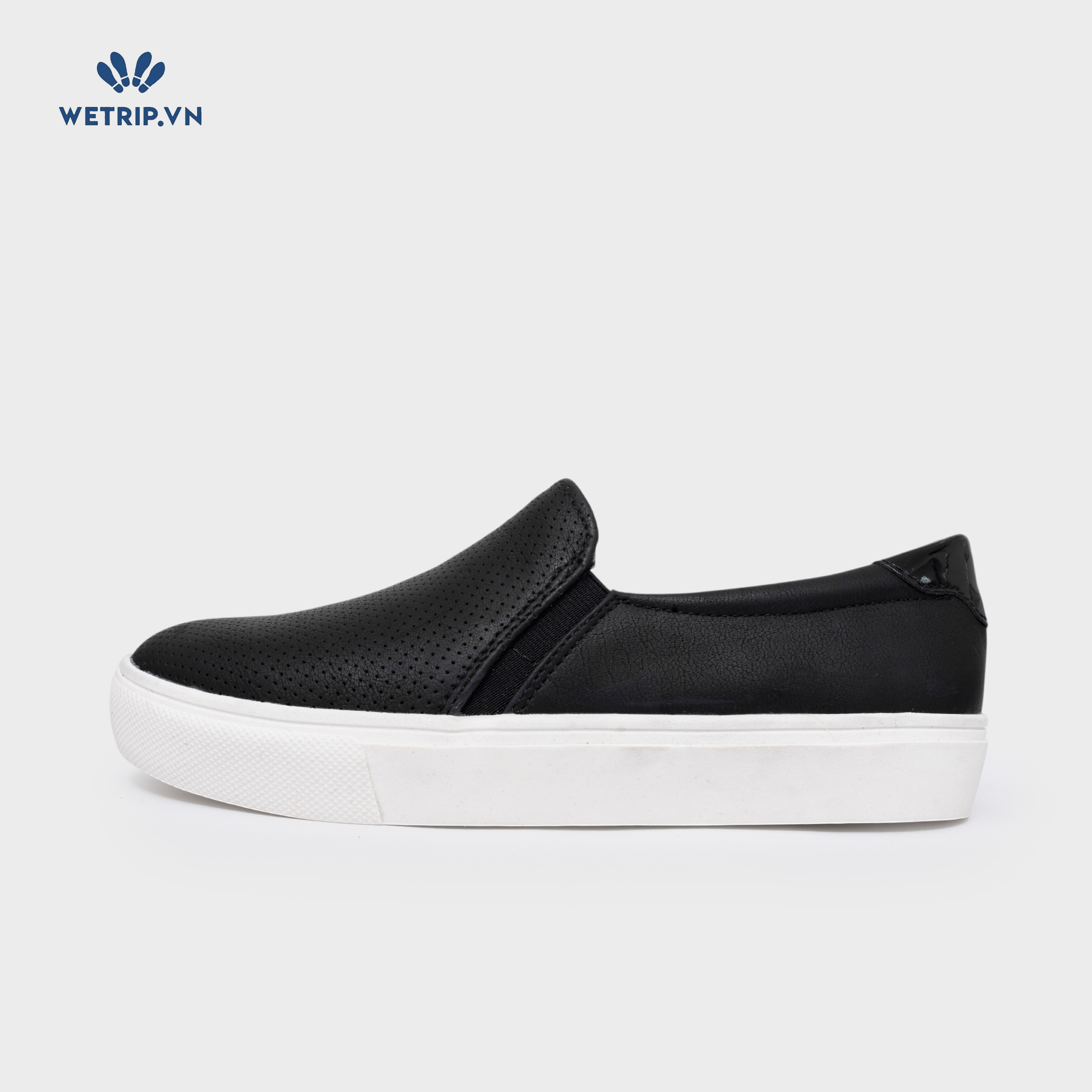 Slipon Dr.Sholl's (Đen đế trắng) Mã SLO-DRS-013-N