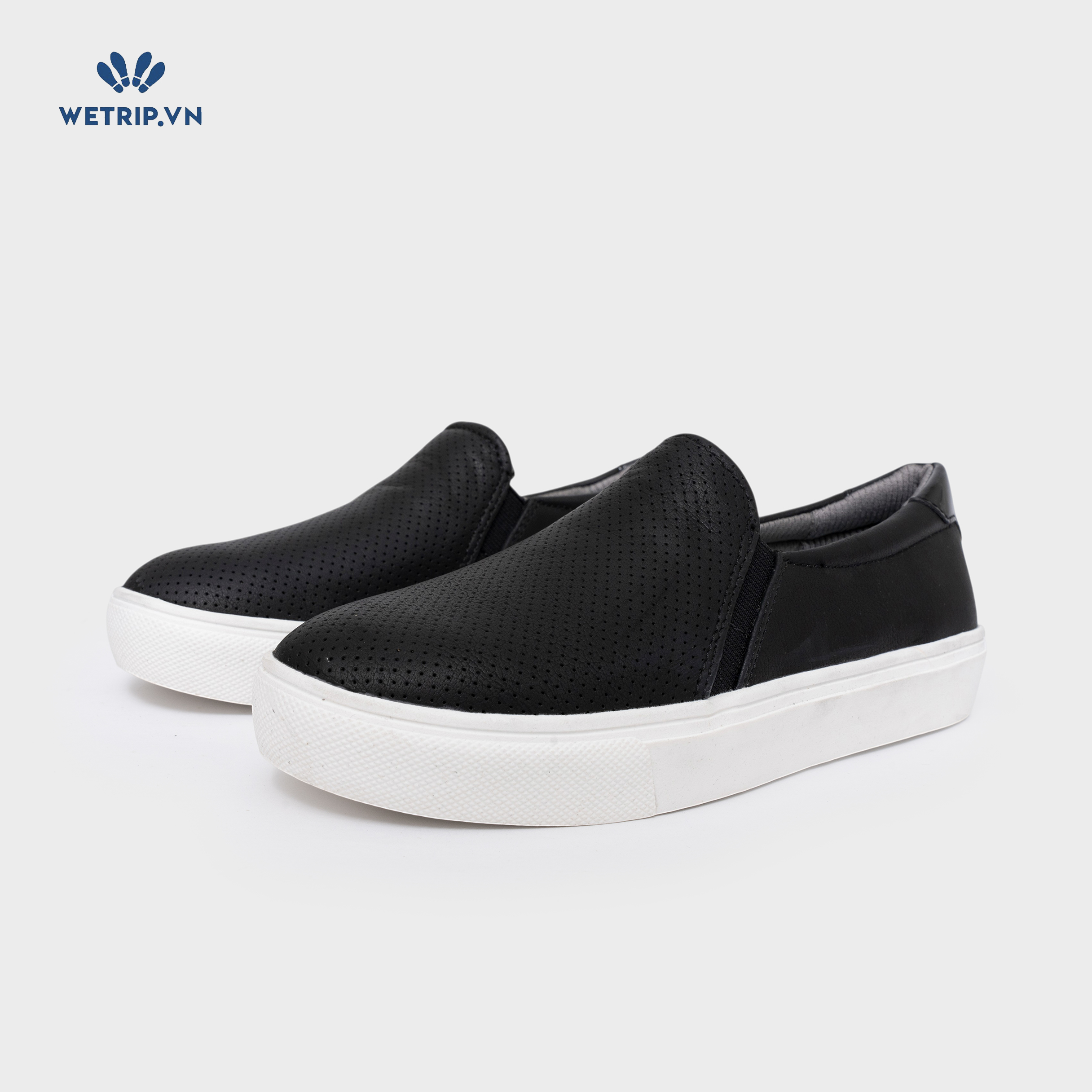 Slipon Dr.Sholl's (Đen đế trắng) Mã SLO-DRS-013-N