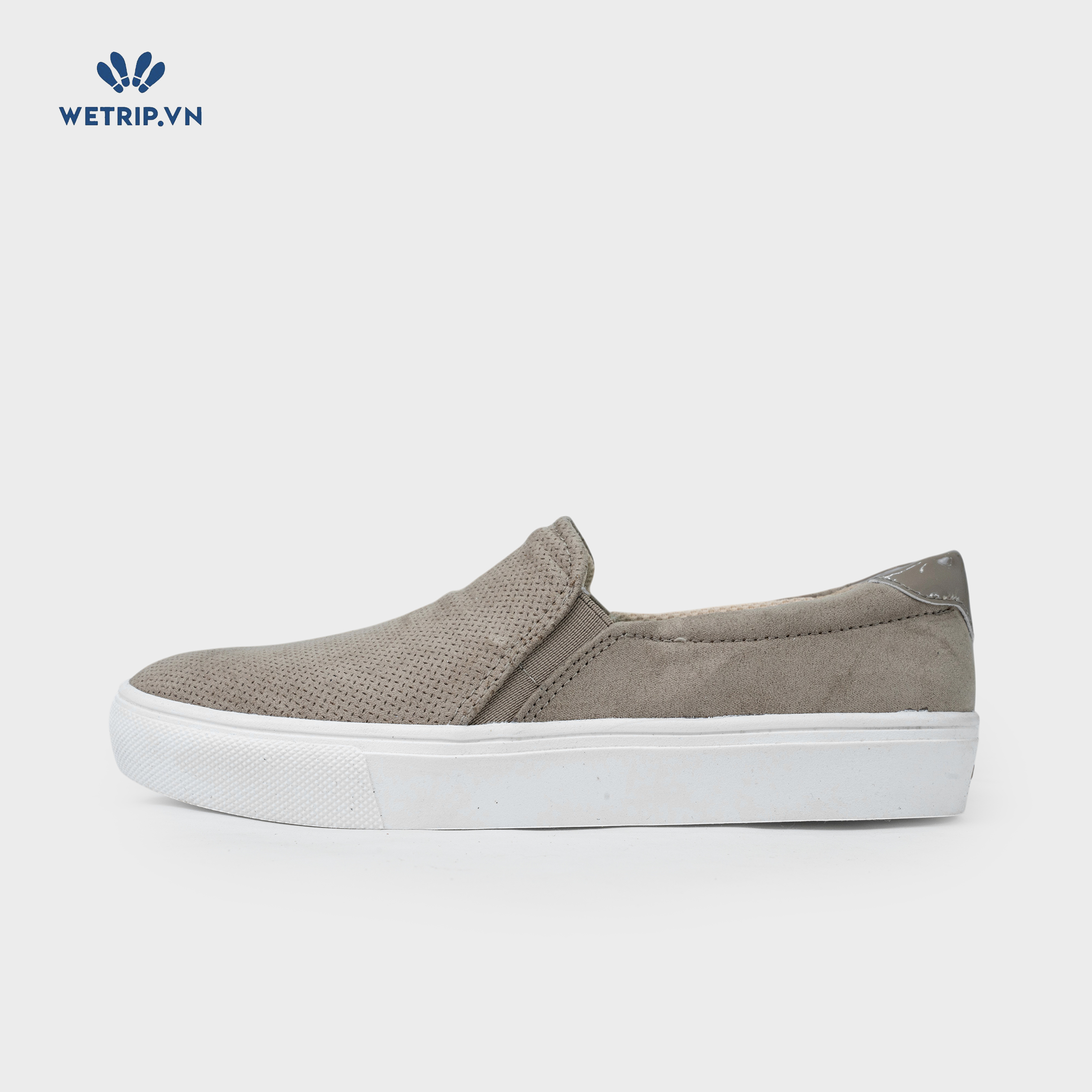 Slipon Dr.Sholl's (Nâu đậm, đế trắng) Mã SLO-DRS-013-M