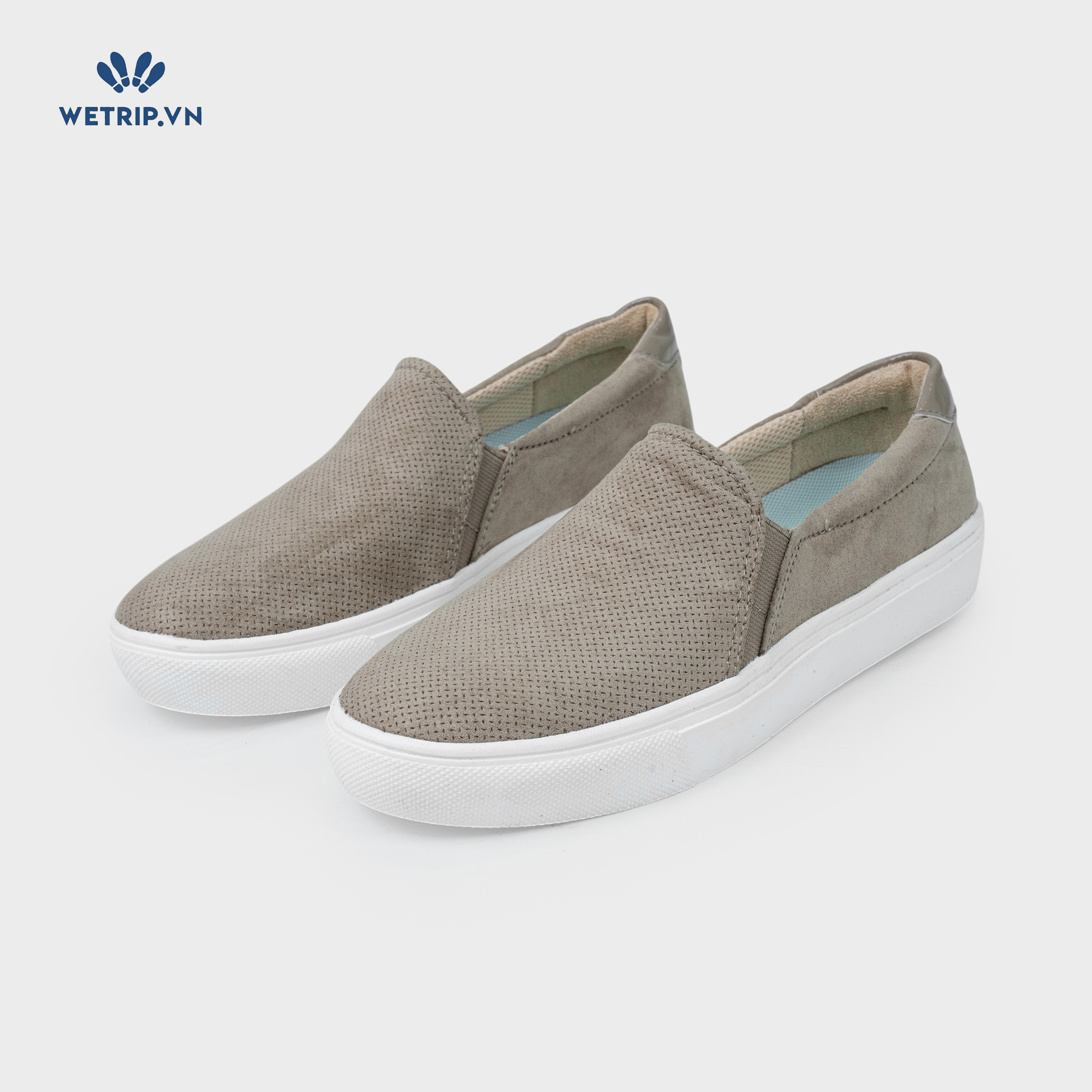 Slipon Dr.Sholl's (Nâu đậm, đế trắng) Mã SLO-DRS-013-M