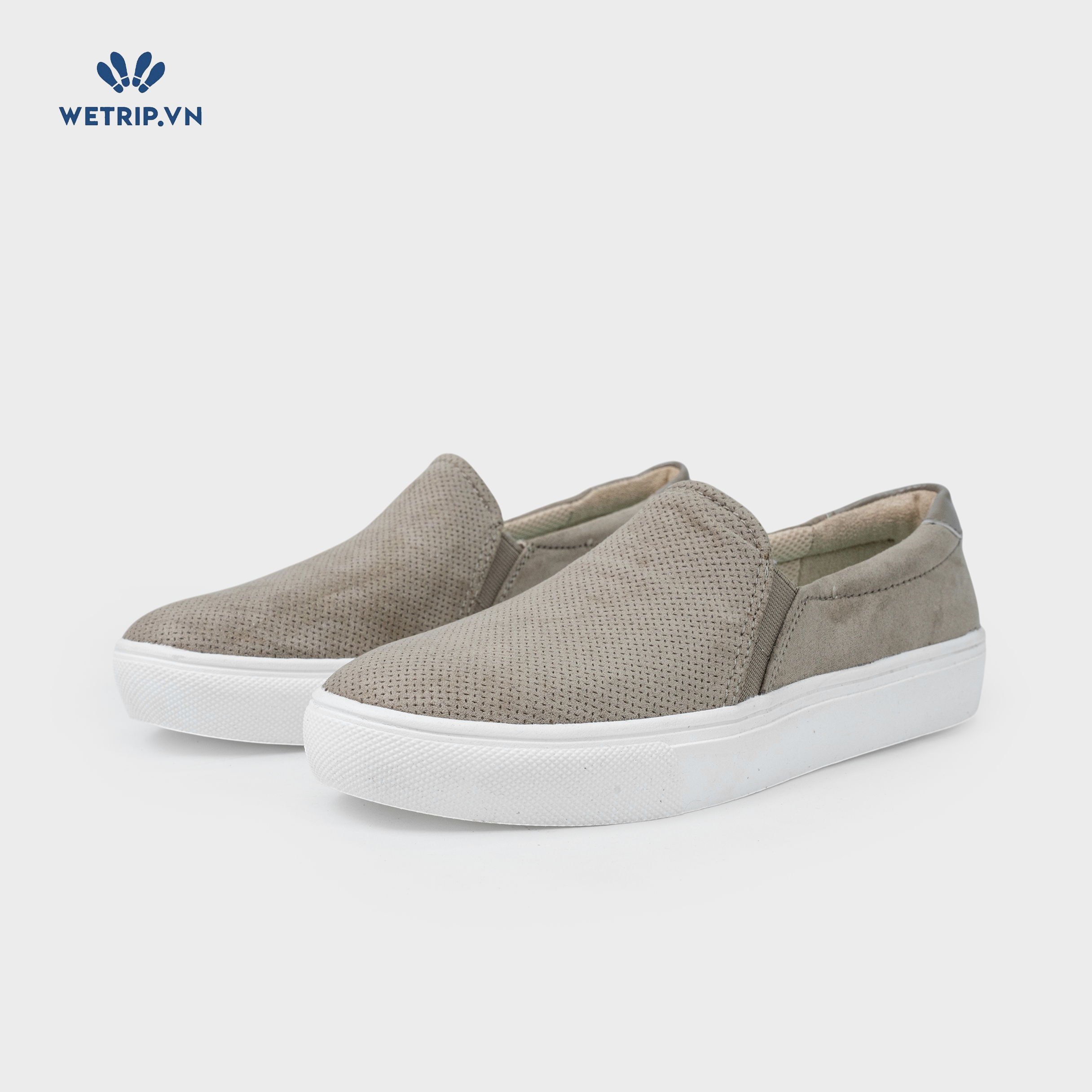 Slipon Dr.Sholl's (Nâu đậm, đế trắng) Mã SLO-DRS-013-M