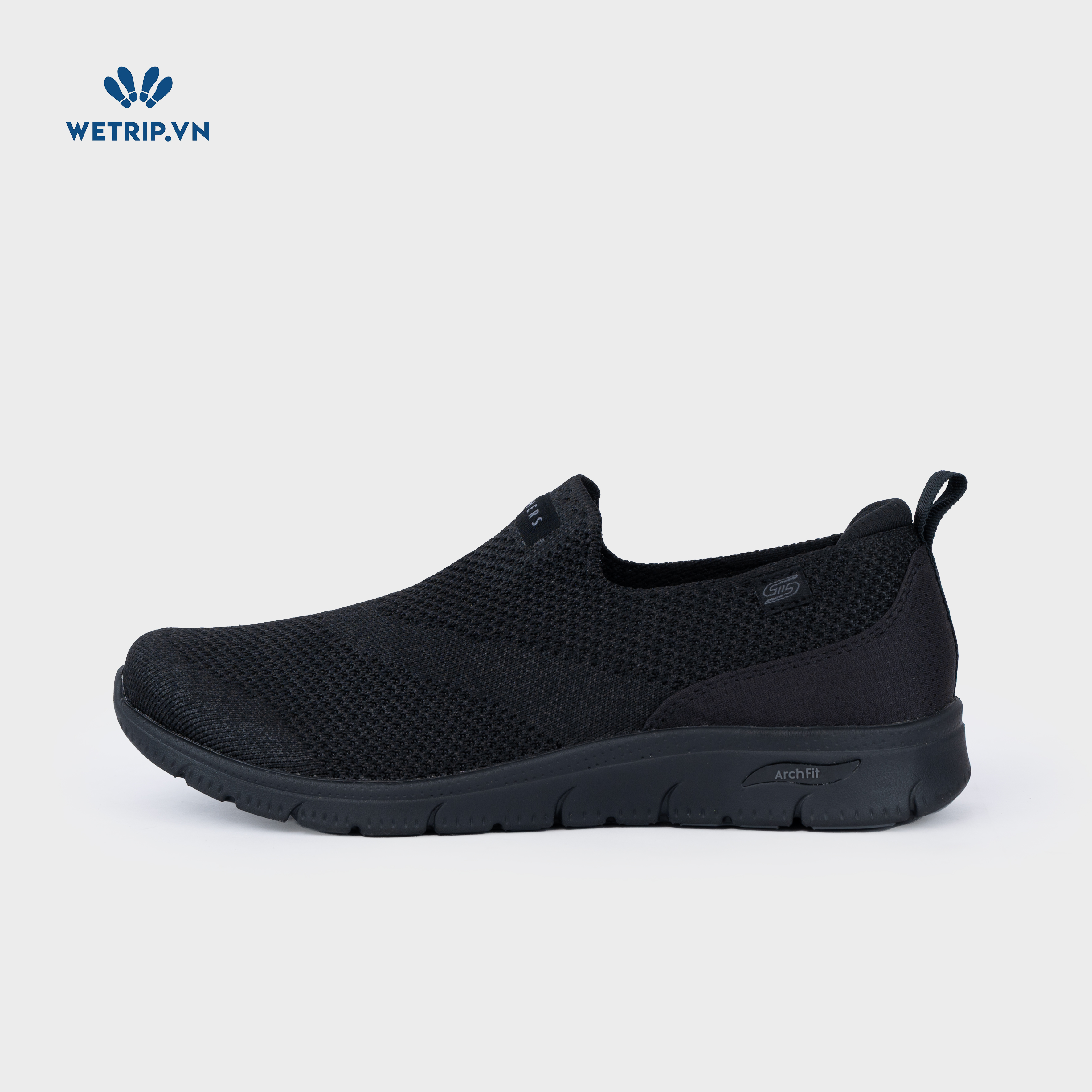 Slipon We_SKE (Vải đen full) Mã SLO-SKE-020-A2