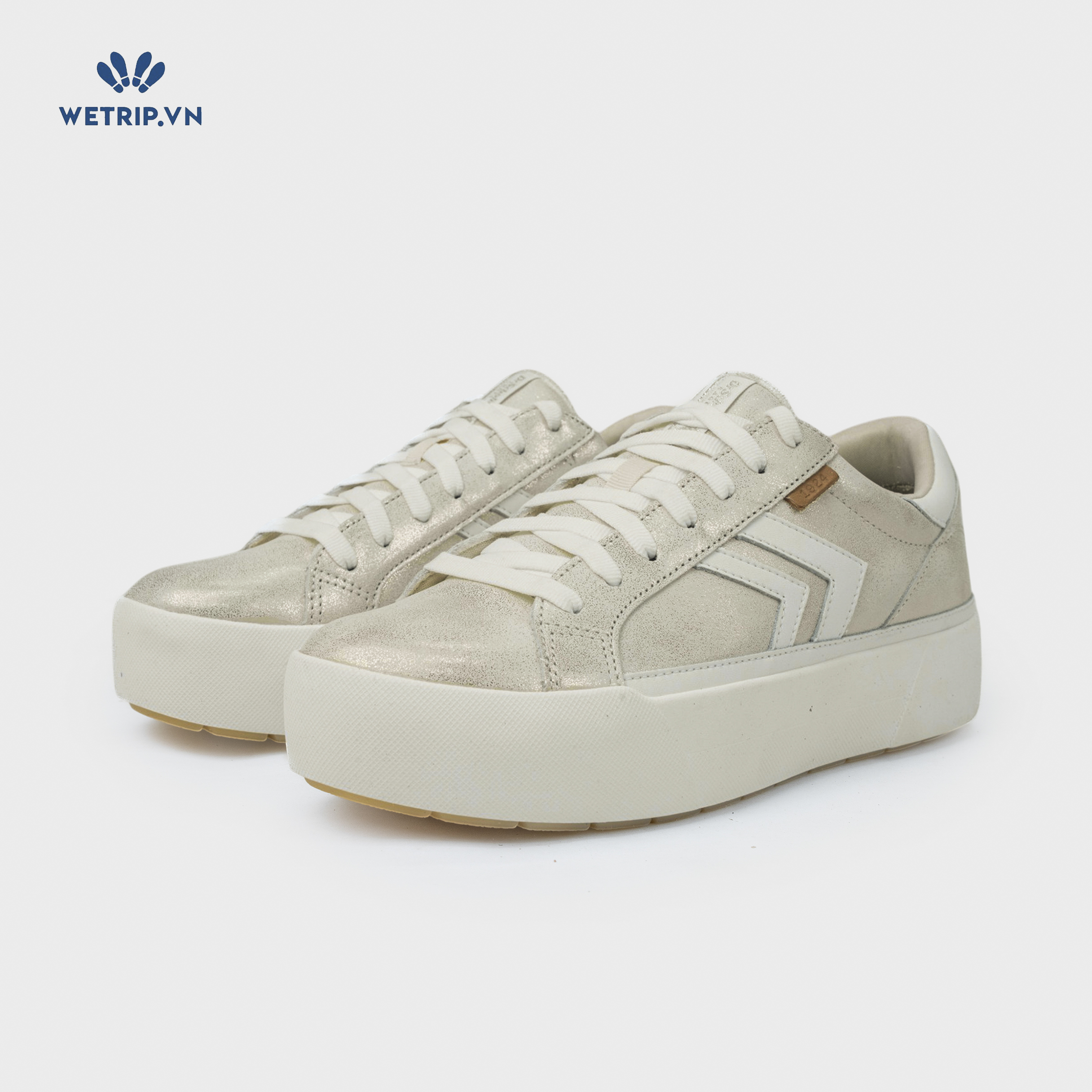 Sneaker Dr.Sholl's (Da ánh vàng, đế trắng) Mã SN-DRS-030-A
