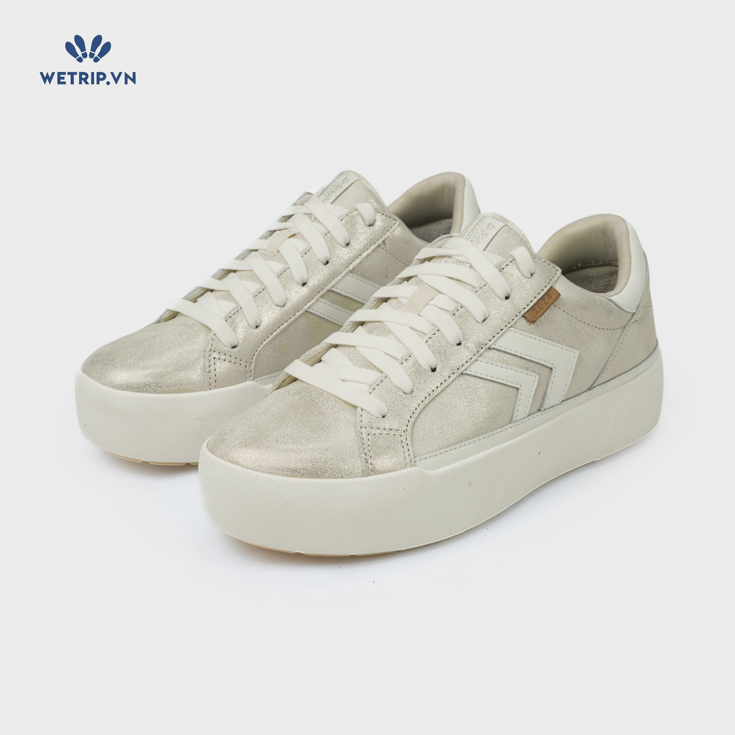 Sneaker Dr.Sholl's (Da ánh vàng, đế trắng) Mã SN-DRS-030-A