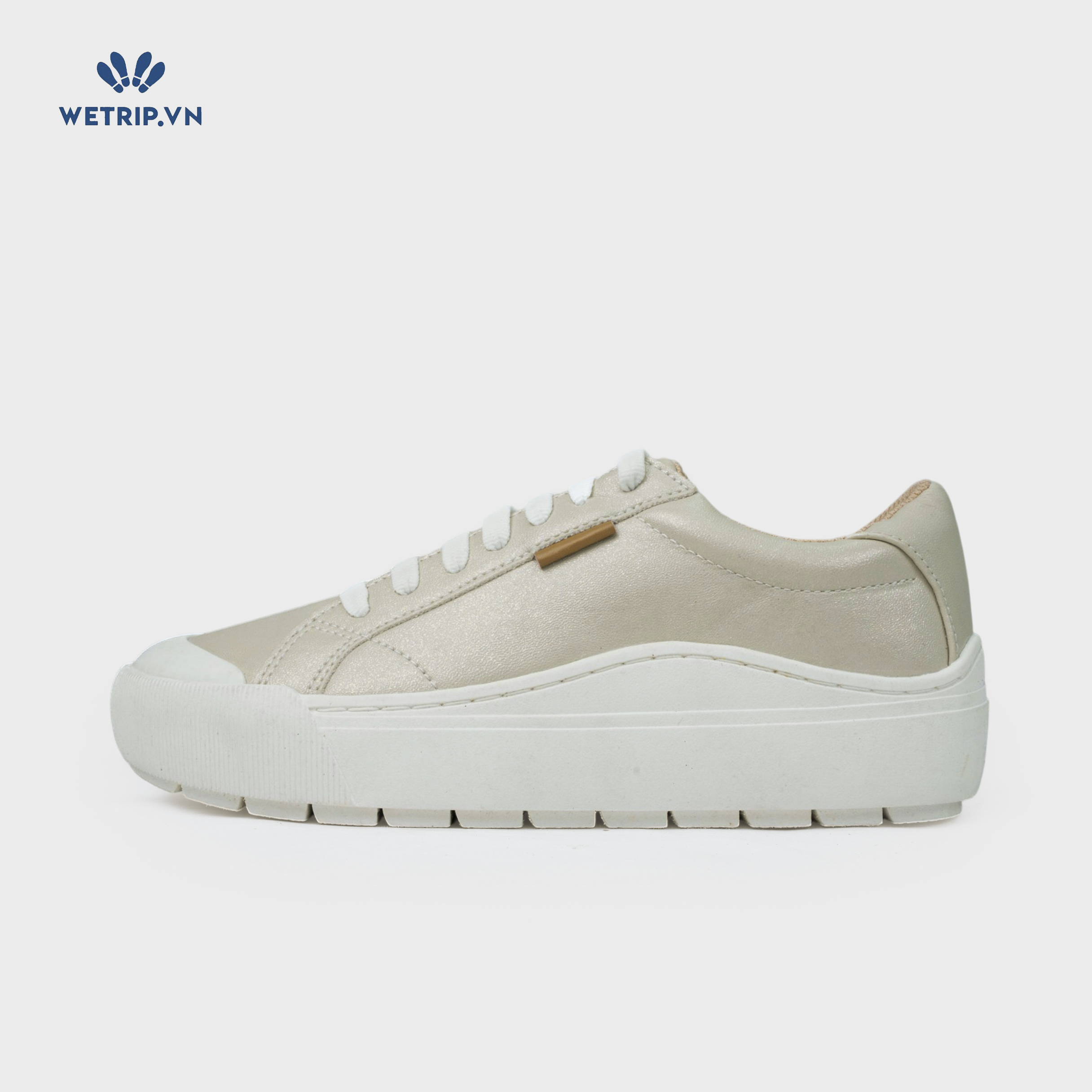 Sneaker Dr.Sholl's (Da ánh vàng, mũi trắng) Mã SN-DRS-034-E
