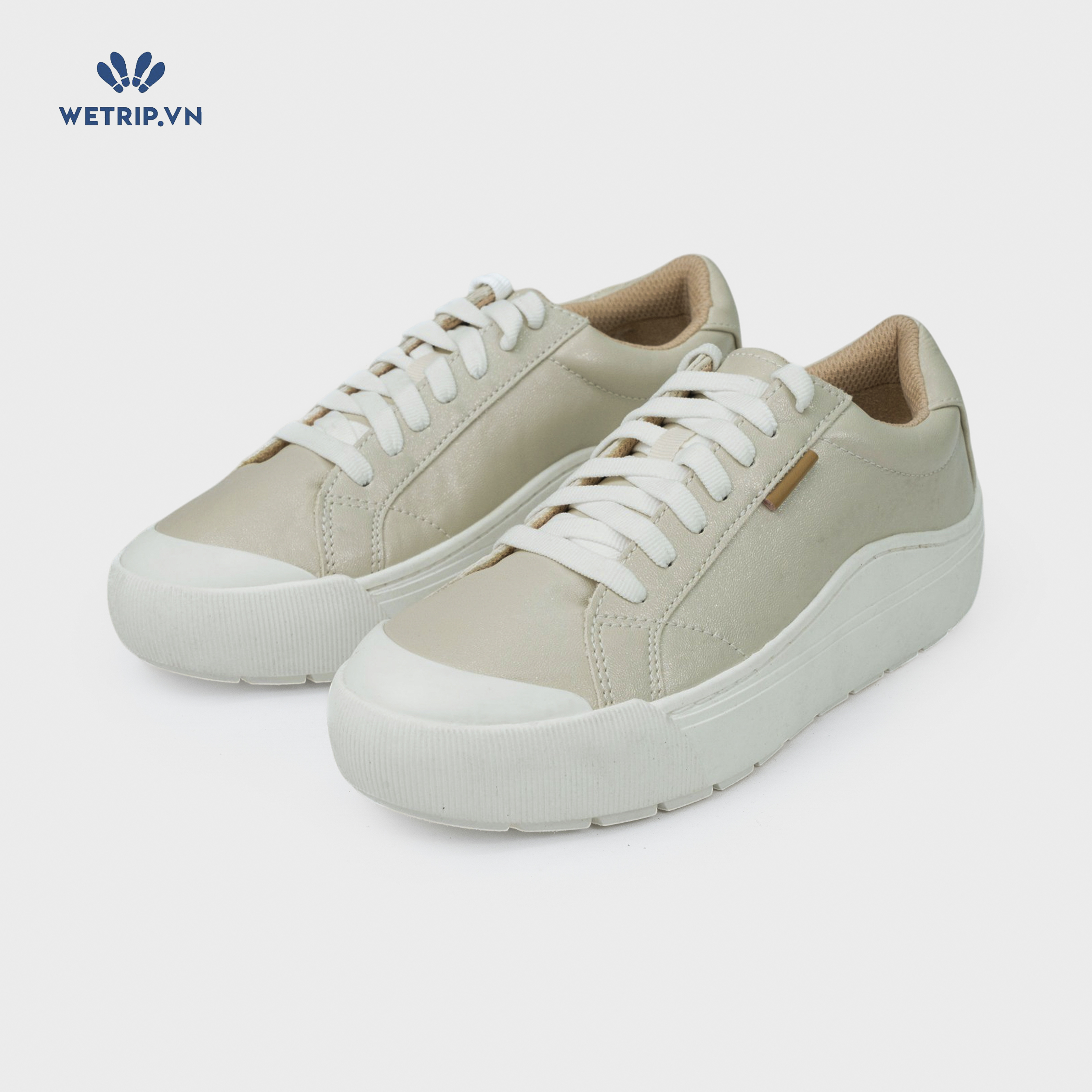 Sneaker Dr.Sholl's (Da ánh vàng, mũi trắng) Mã SN-DRS-034-E