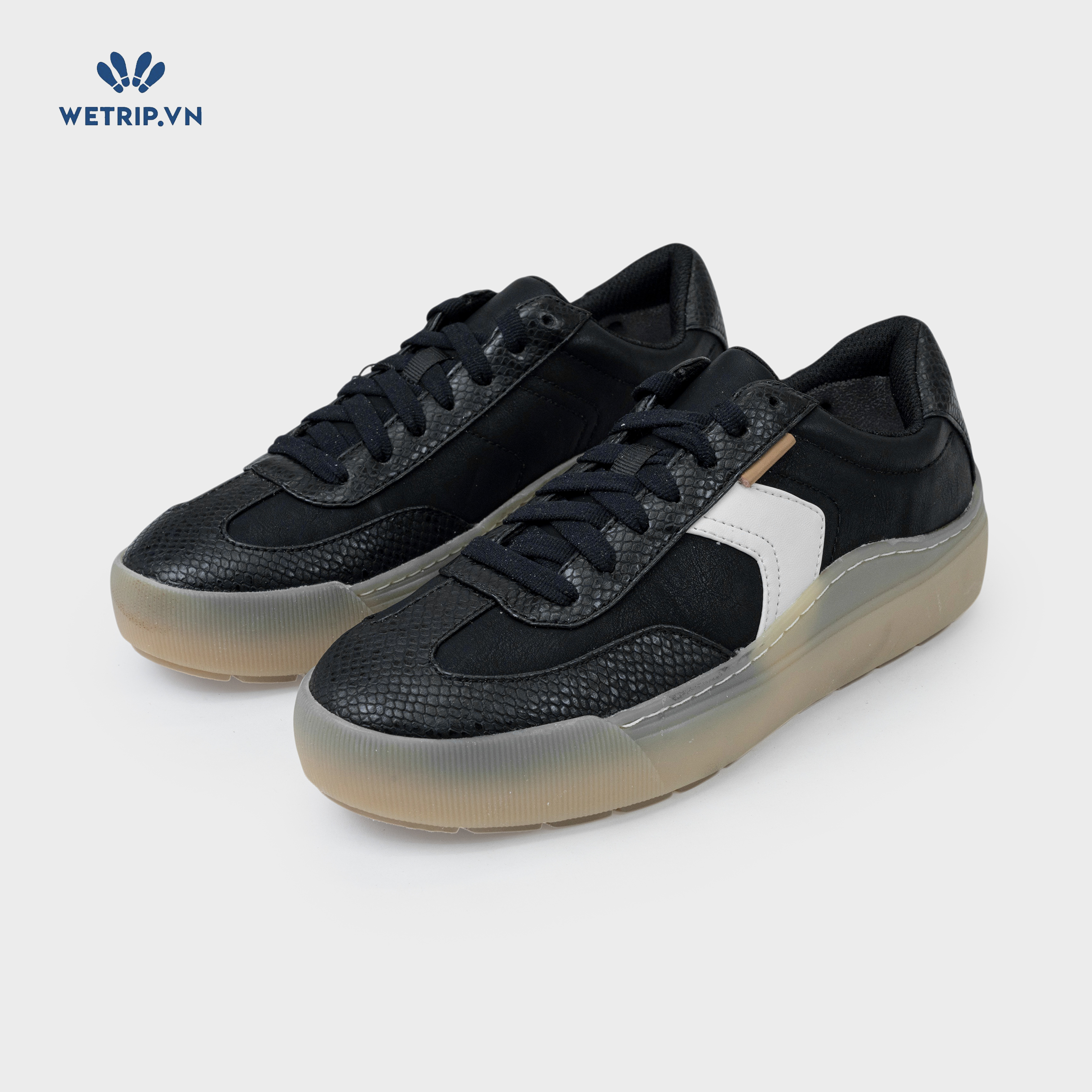 Sneaker Dr.Sholl's (Da đen, đế nâu) Mã SN-DRS-020-E