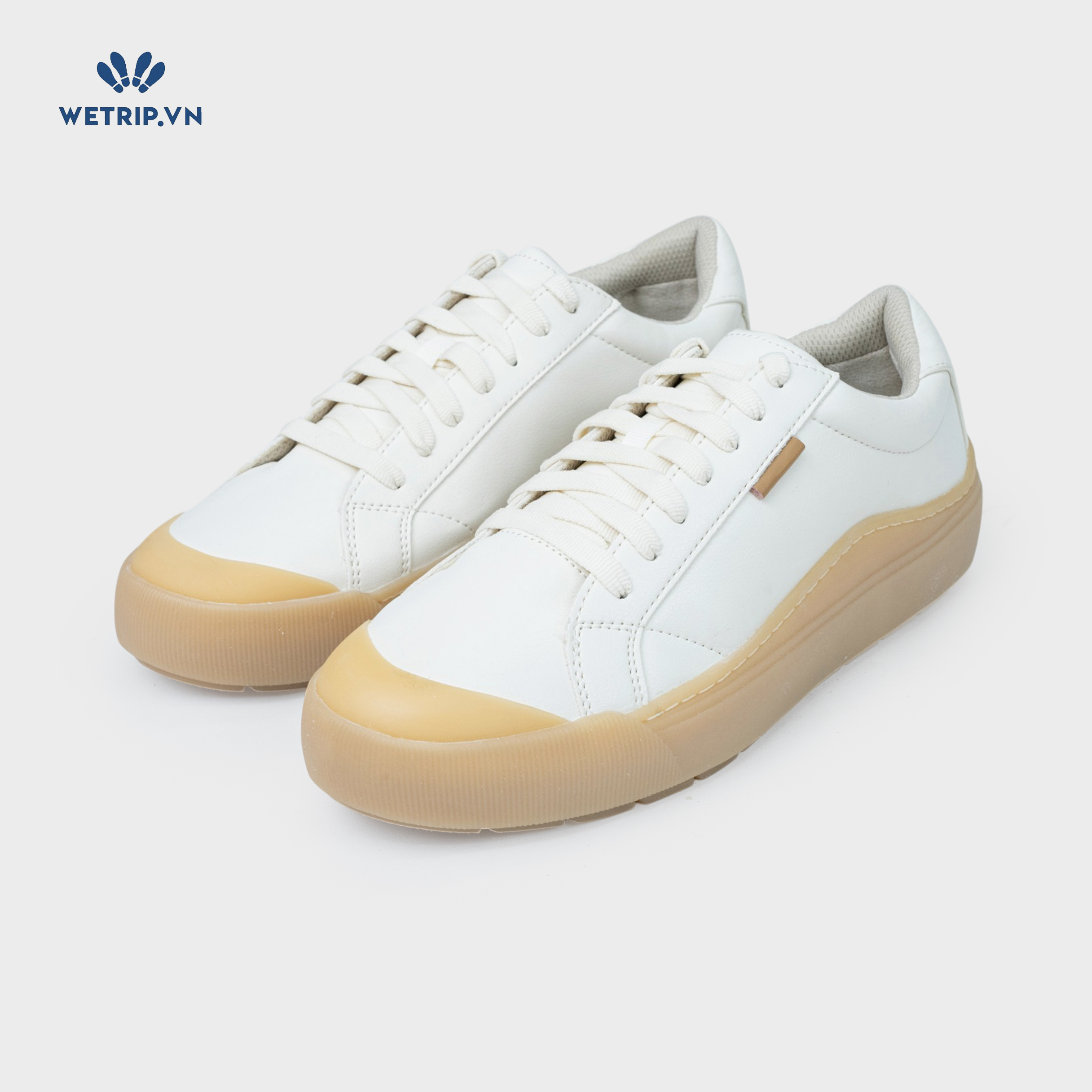Sneaker Dr.Sholl's (Da kem, đế nâu) Mã SN-DRS-034-F