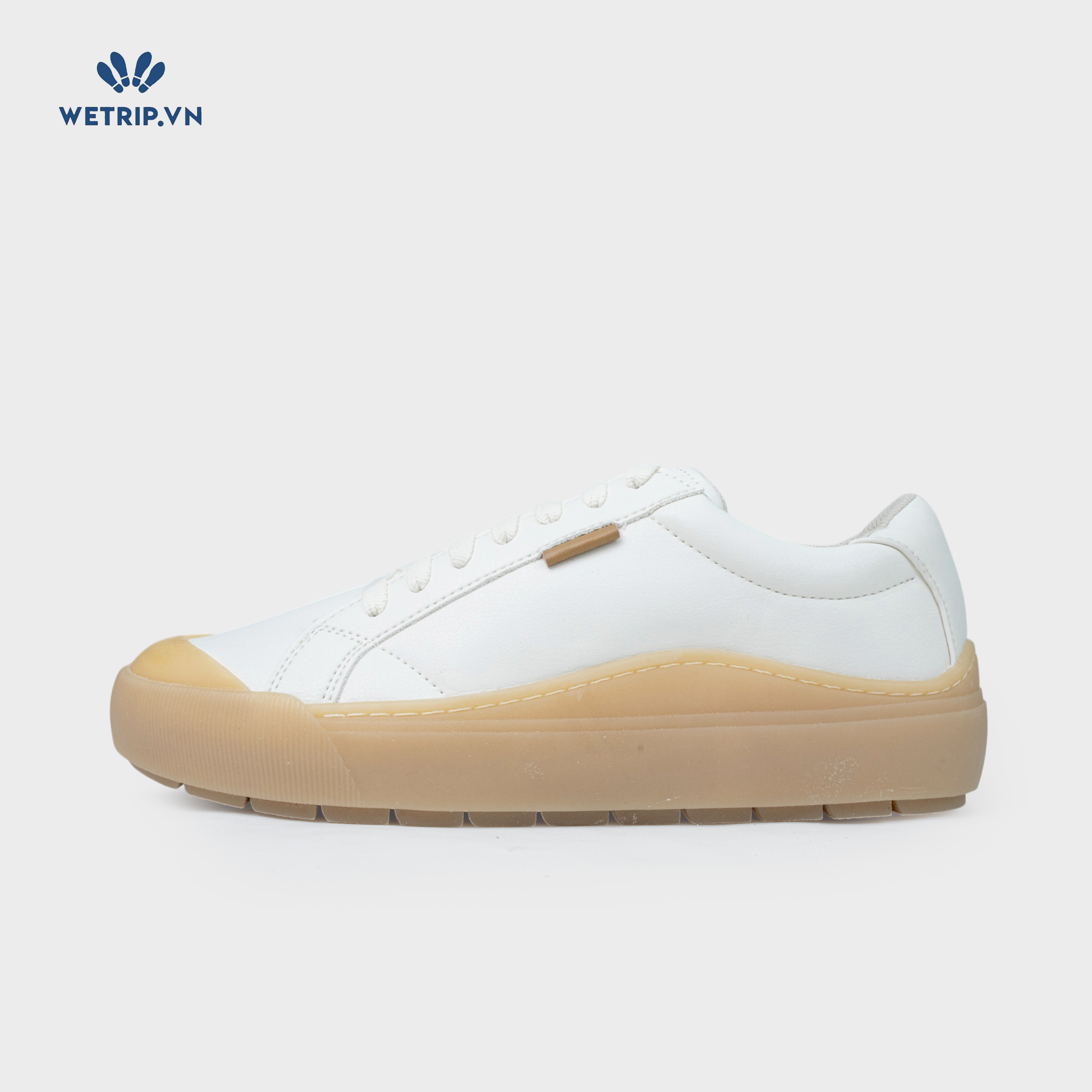Sneaker Dr.Sholl's (Da kem, đế nâu) Mã SN-DRS-034-F