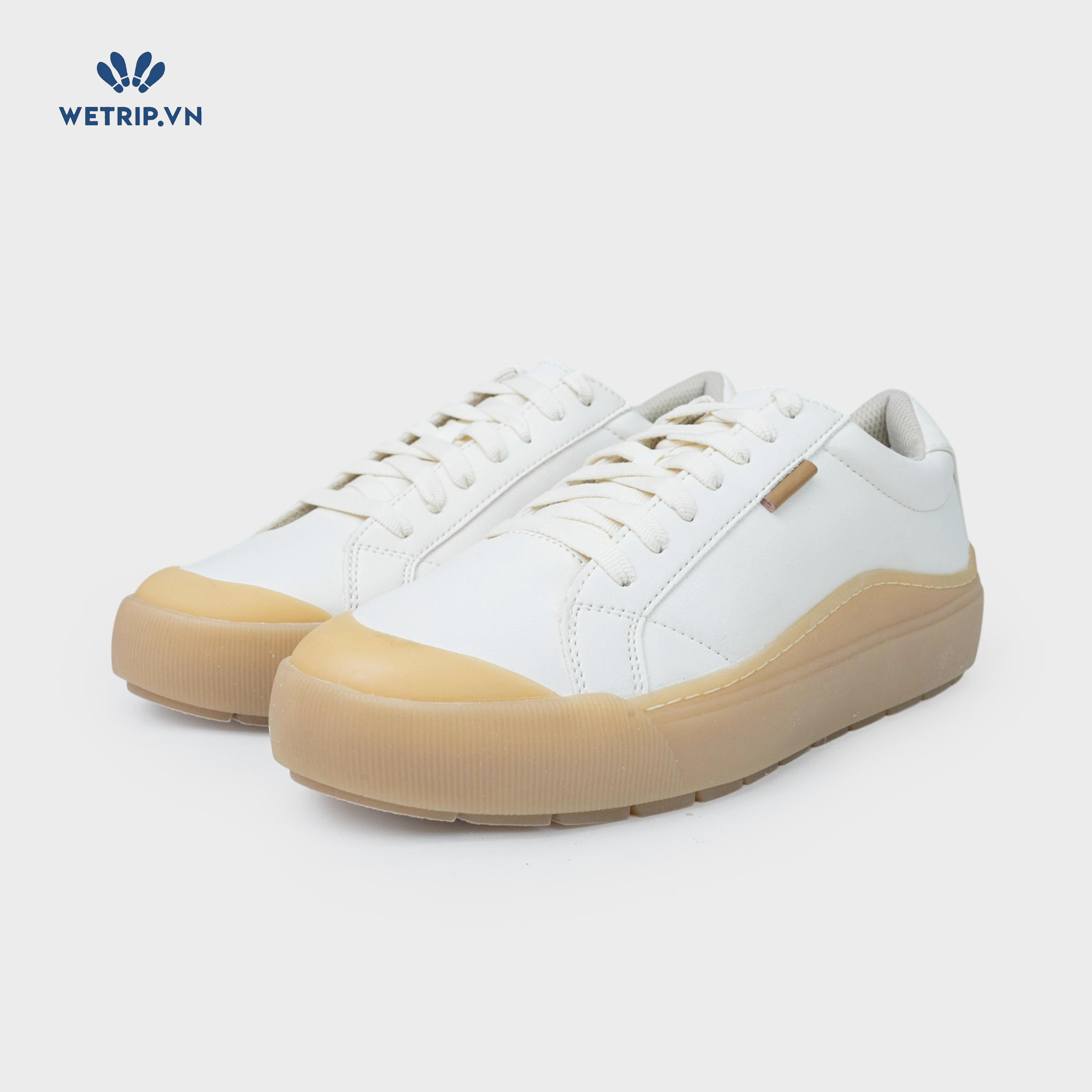 Sneaker Dr.Sholl's (Da kem, đế nâu) Mã SN-DRS-034-F