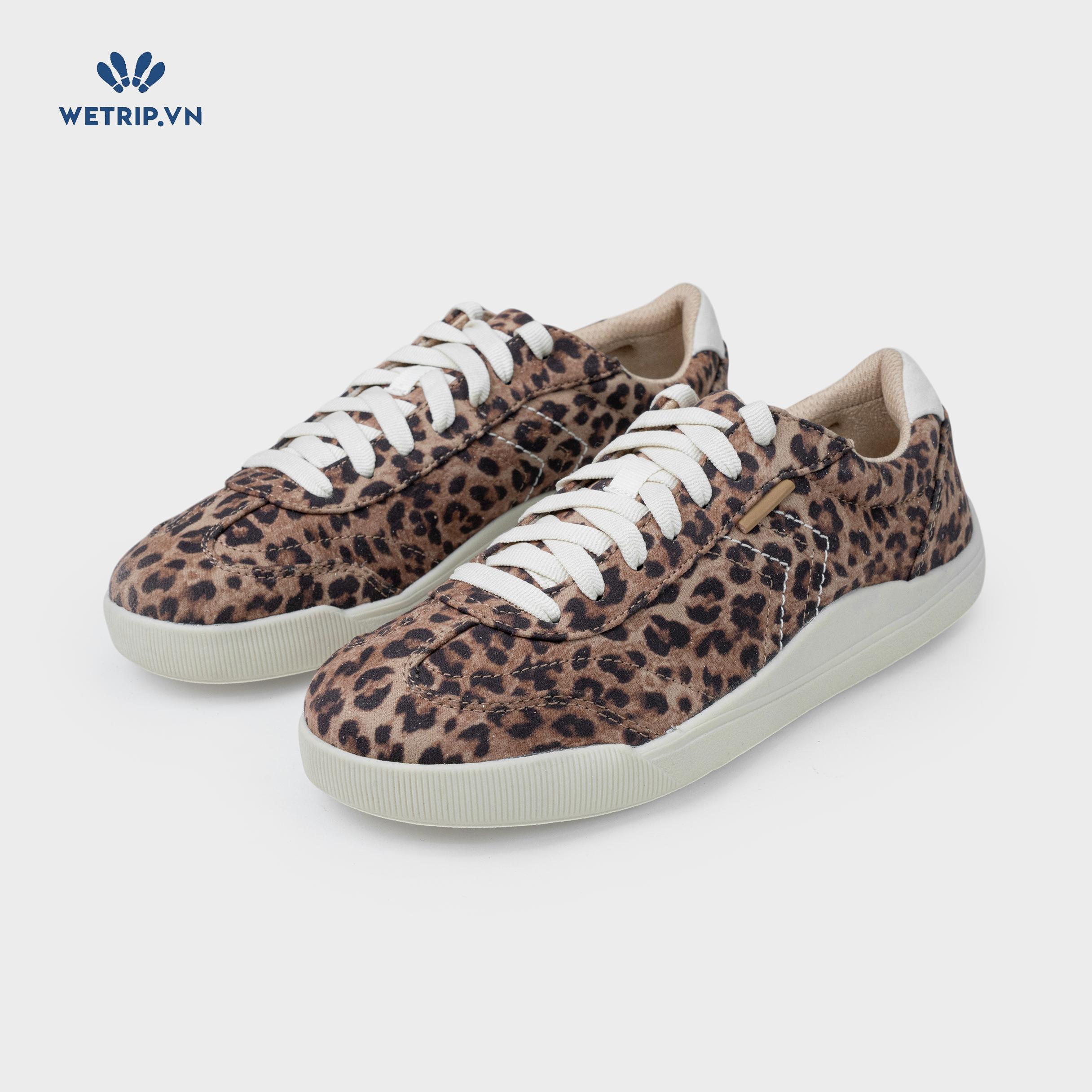 Sneaker Dr.Sholl's (Họa tiết da báo, đế nâu) Mã SN-DRS-016-M