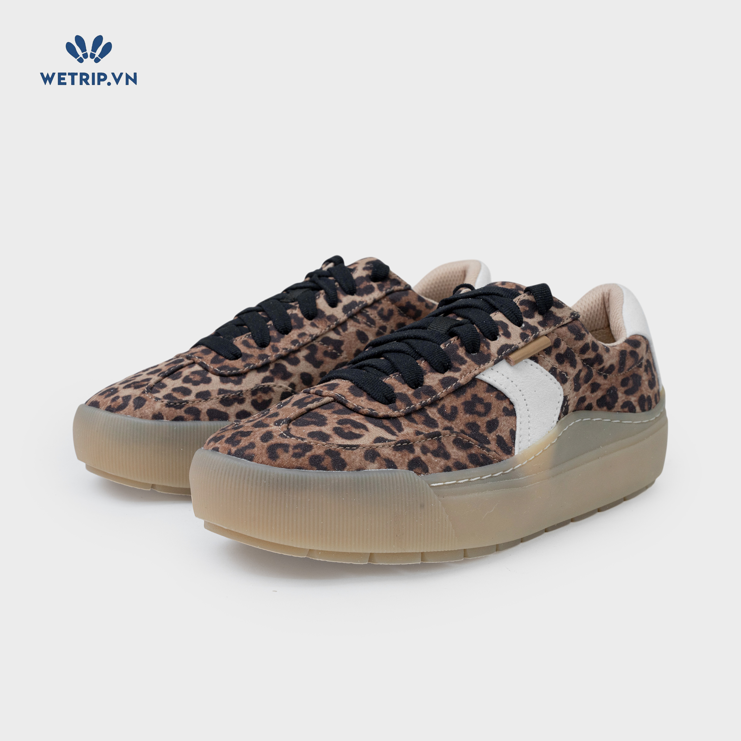 Sneaker Dr.Sholl's (Họa tiết da báo, đế nâu) Mã SN-DRS-020-C