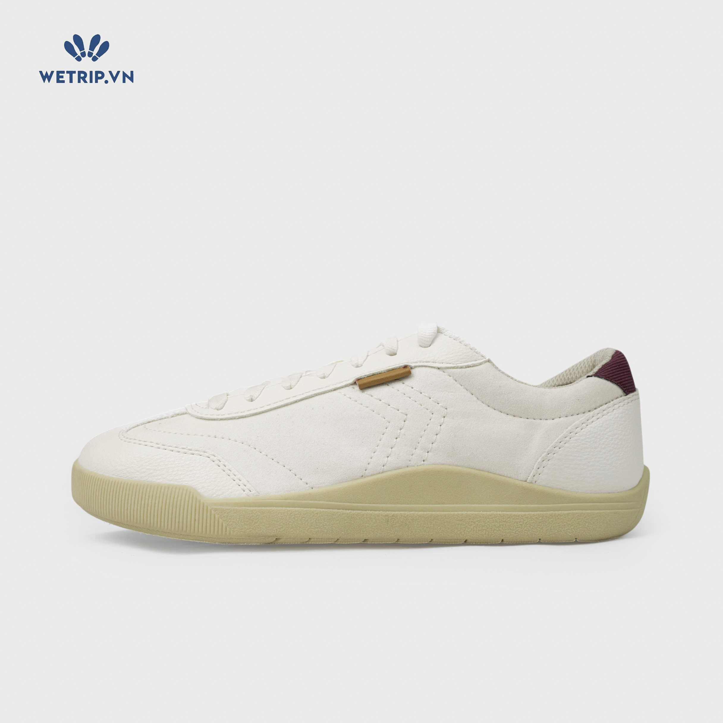 Sneaker Dr.Sholl's (Màu trắng kem, gót tím) Mã SN-DRS-016-I