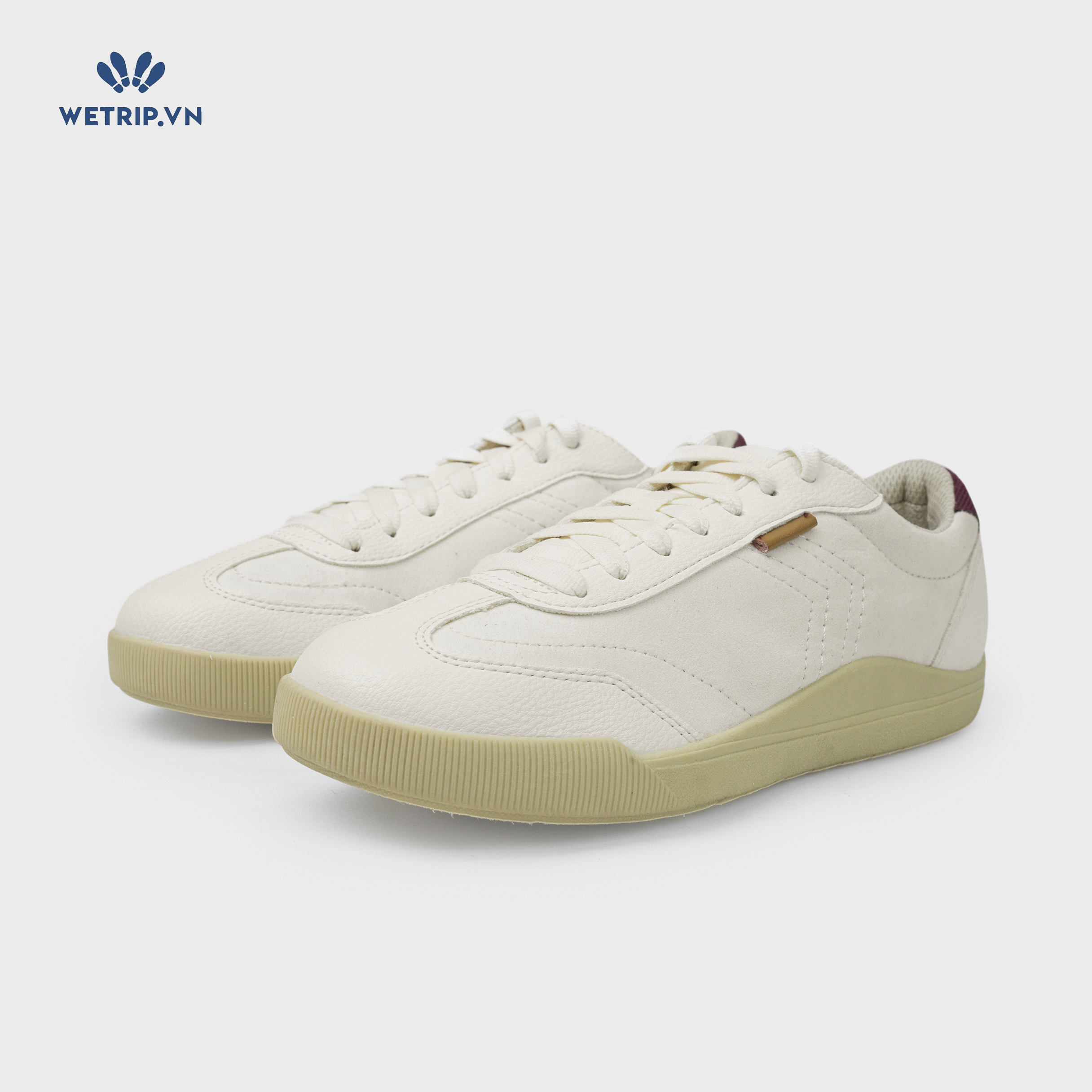 Sneaker Dr.Sholl's (Màu trắng kem, gót tím) Mã SN-DRS-016-I