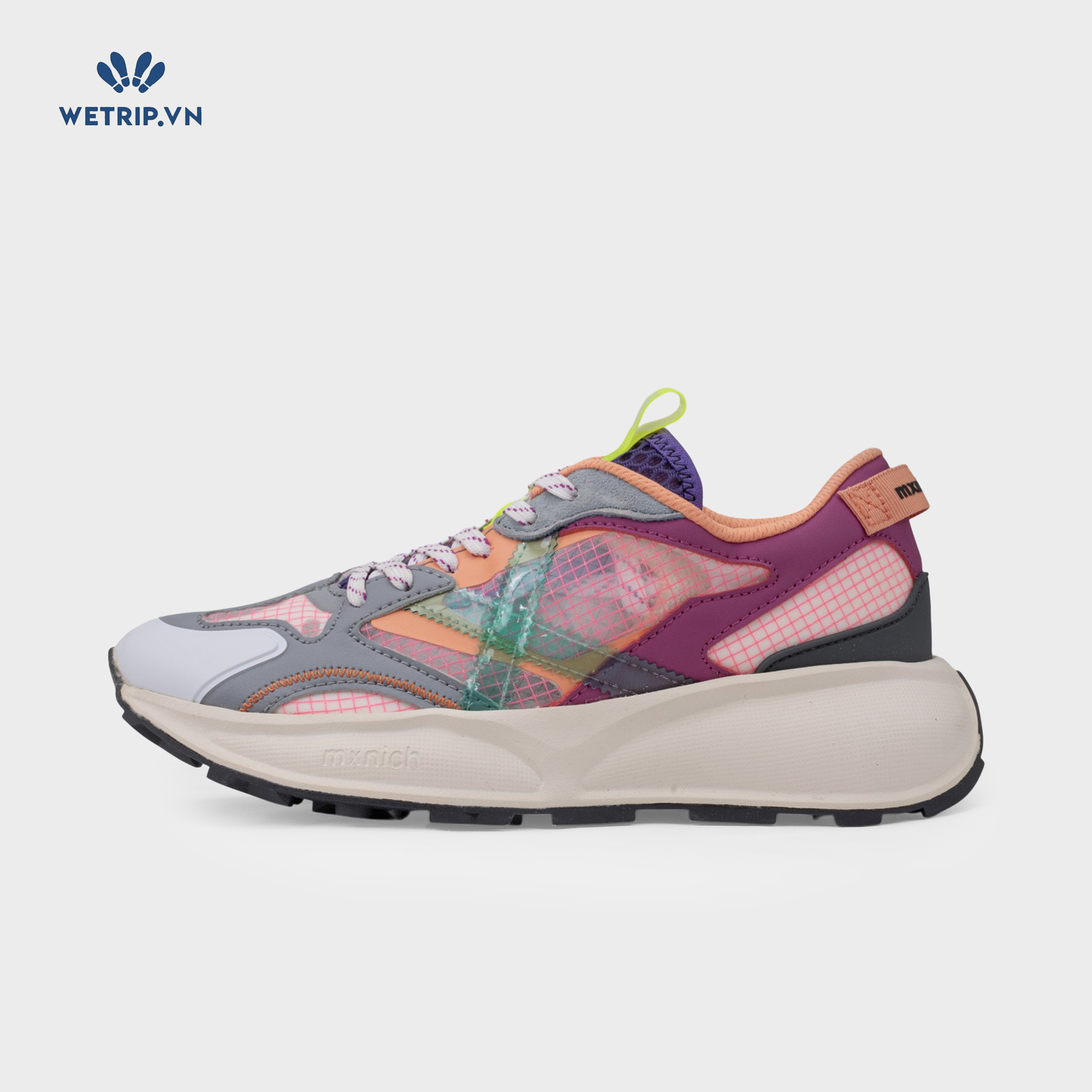 Sneaker Munich (Da phối lưới, nhiều màu) Mã SN-MNI-027-A