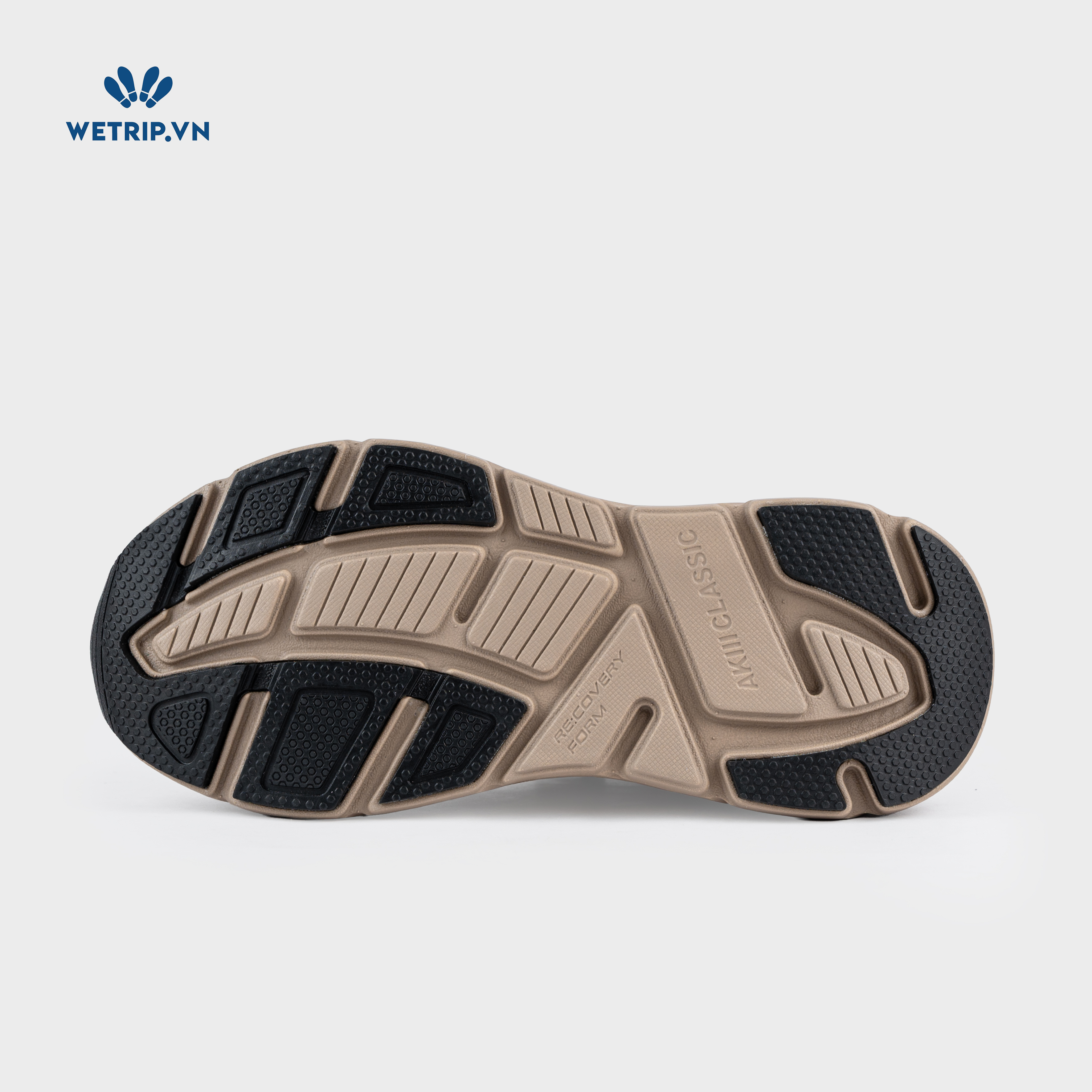 Sneakers Akiii Classic (Be đế nâu) Mã SN-AKCL-005-G