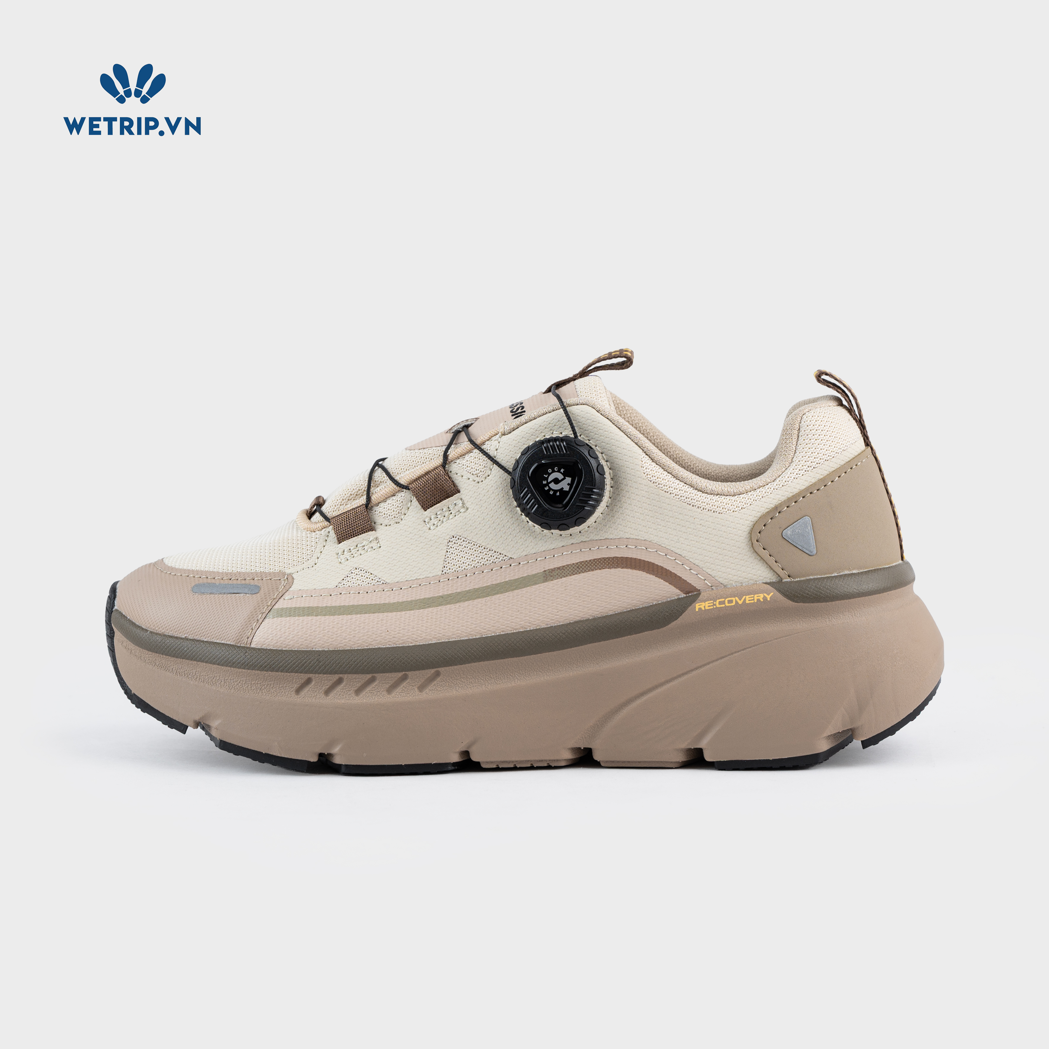 Sneakers Akiii Classic (Be đế nâu) Mã SN-AKCL-005-G