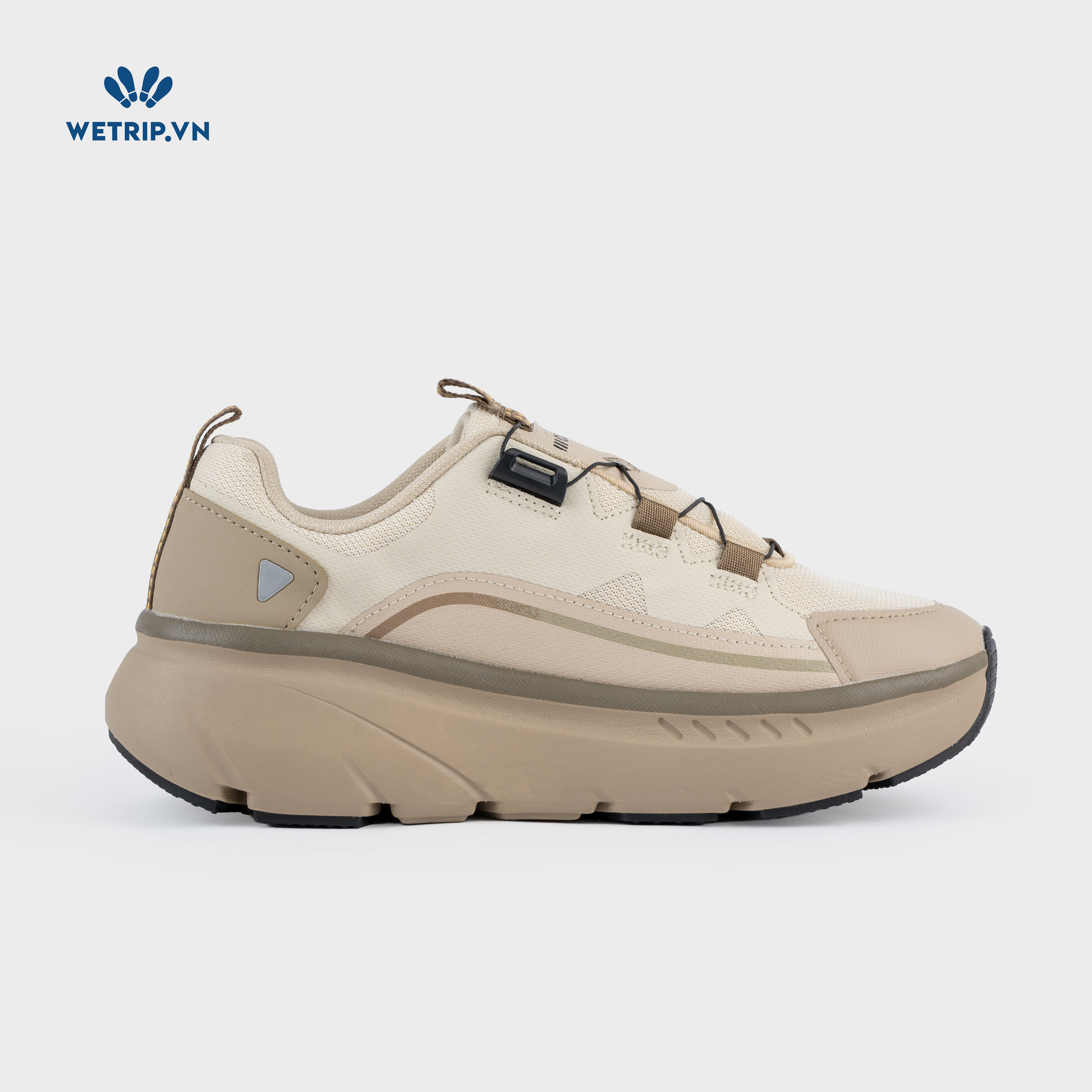 Sneakers Akiii Classic (Be đế nâu) Mã SN-AKCL-005-G