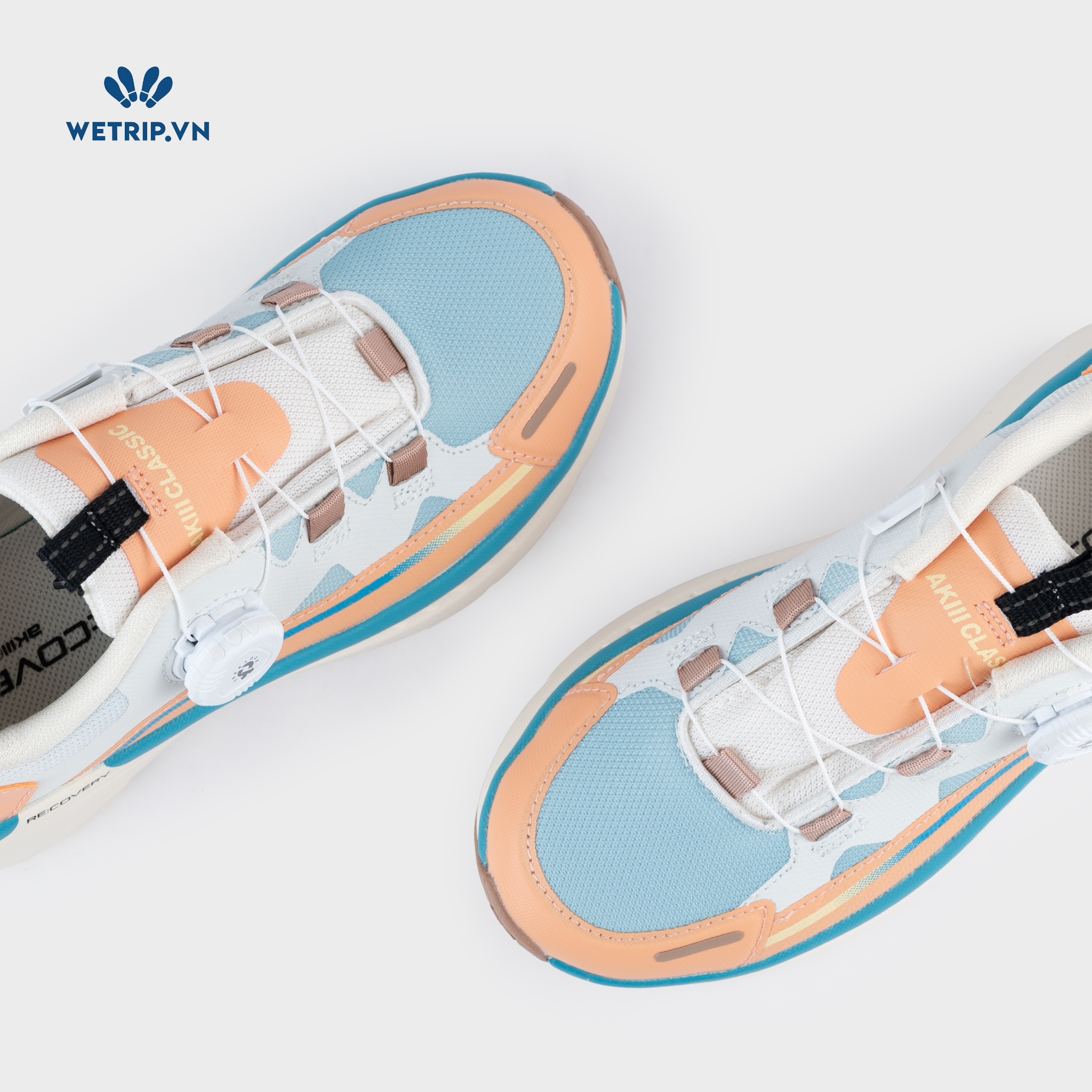 Sneakers Akiii Classic (Cam Phối Xanh) Mã SN-AKCL-005-C